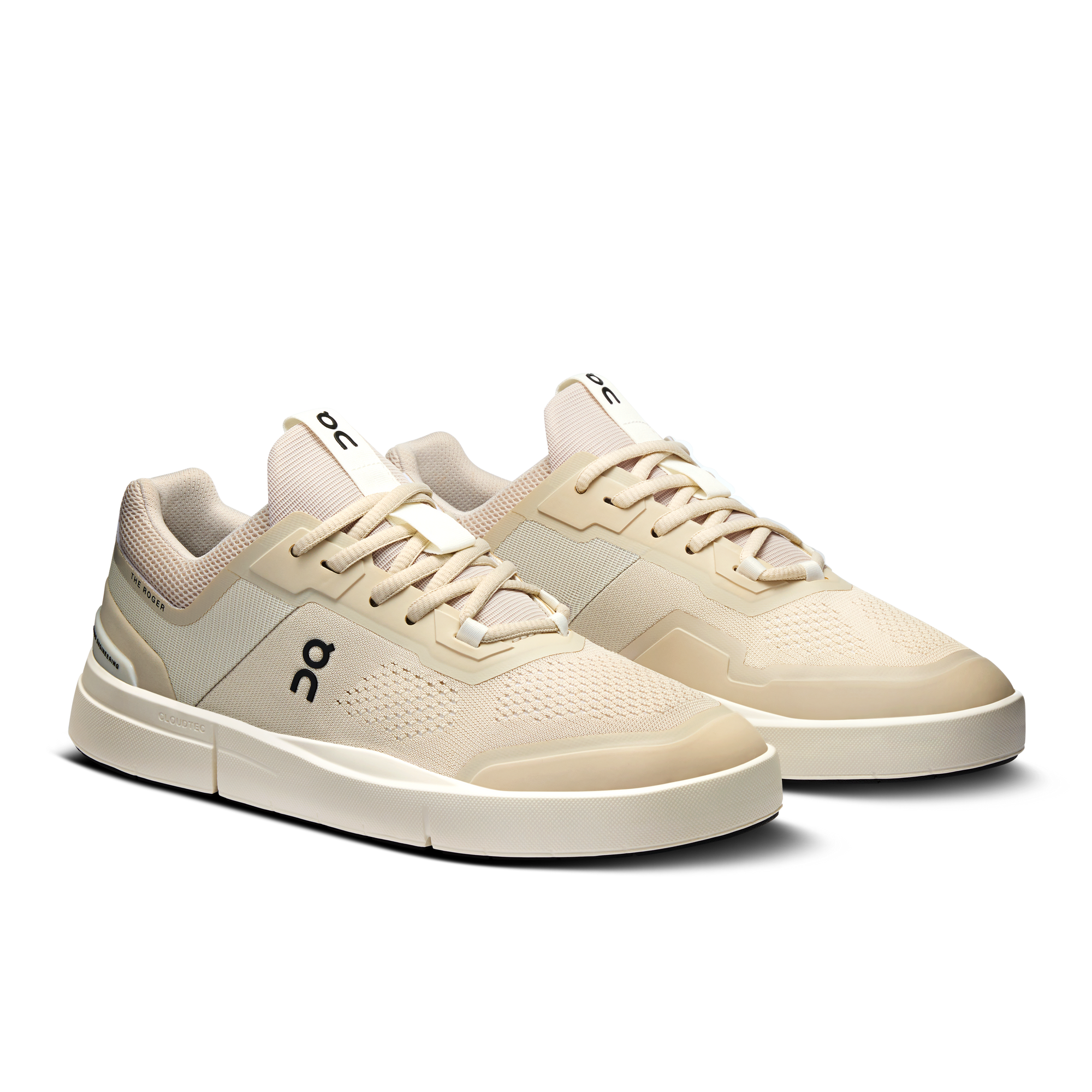 On Running The Roger Spin 2 Feminino - White | Sand ON RUNNING