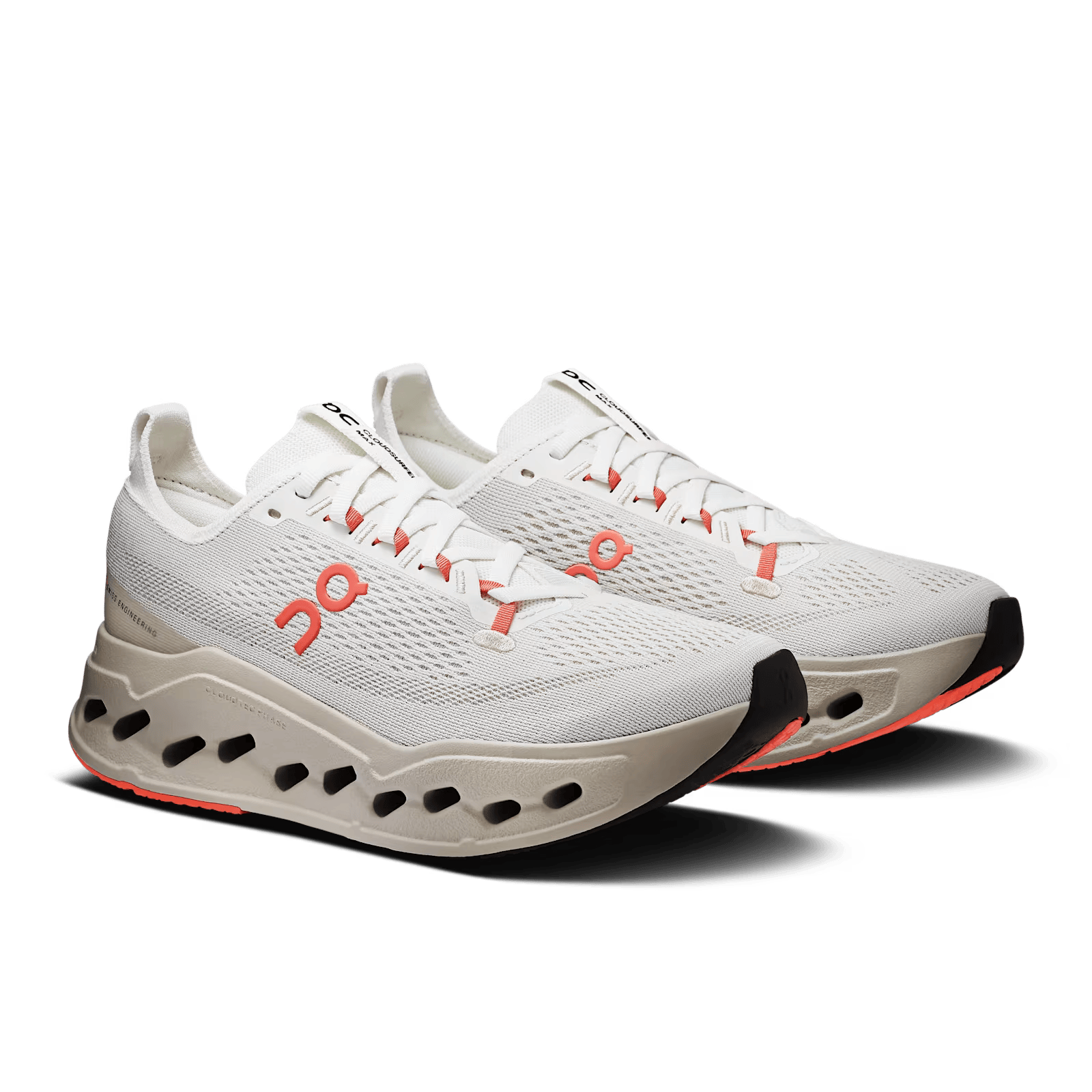 On Running Cloudsurfer Max 1 Feminino Ivory / Salmon ON RUNNING