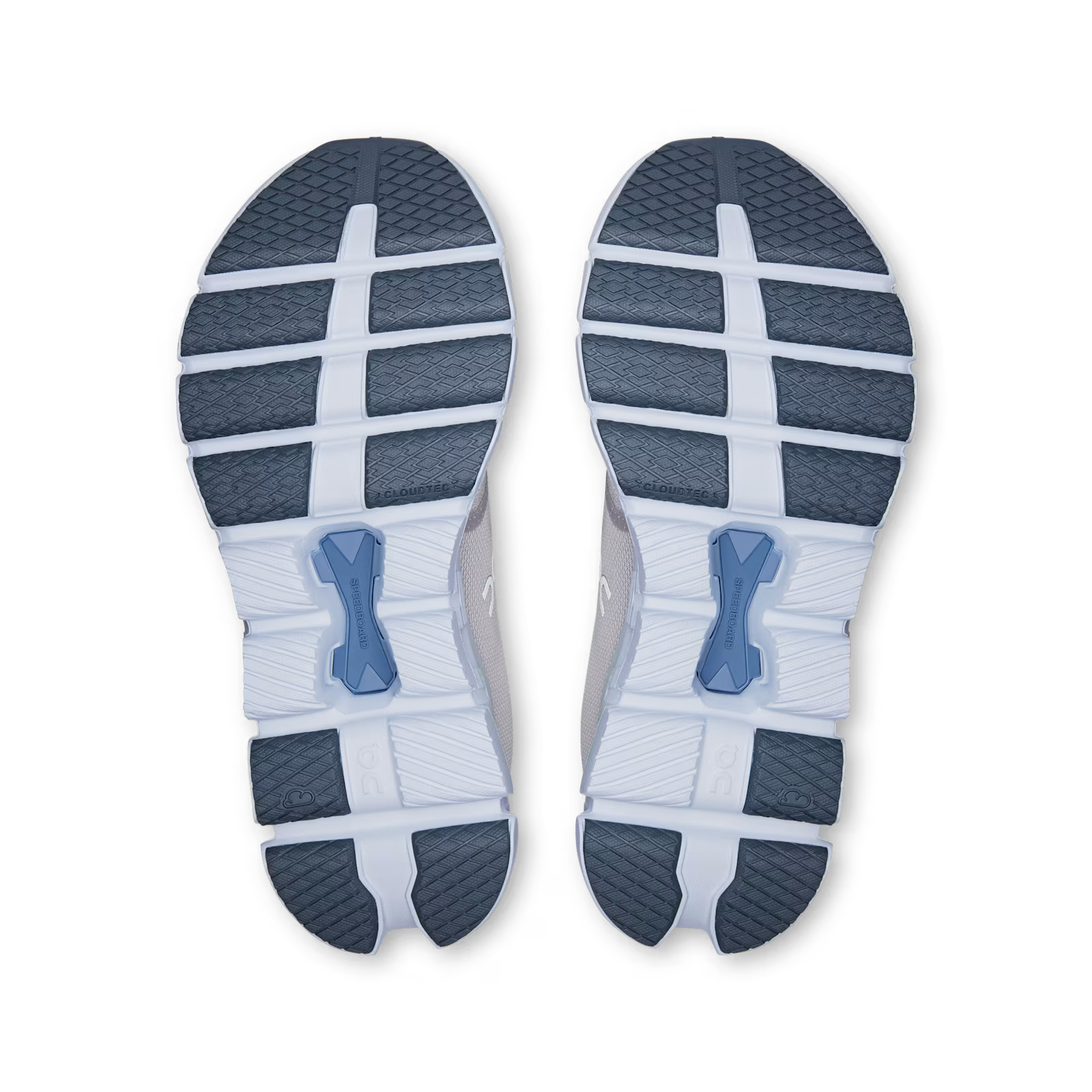 On Running Cloud X 4 Feminino Silver | Chambray ON RUNNING