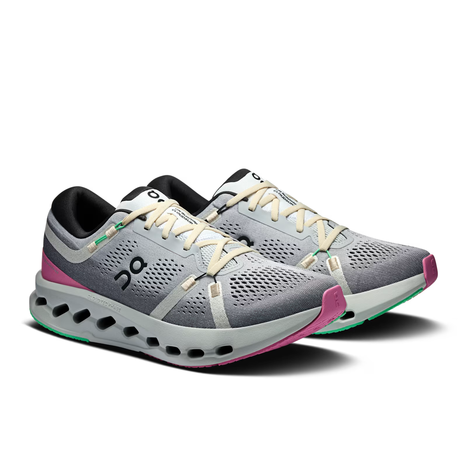 On Running Cloudsurfer 2 Masculino White | Mineral ON RUNNING