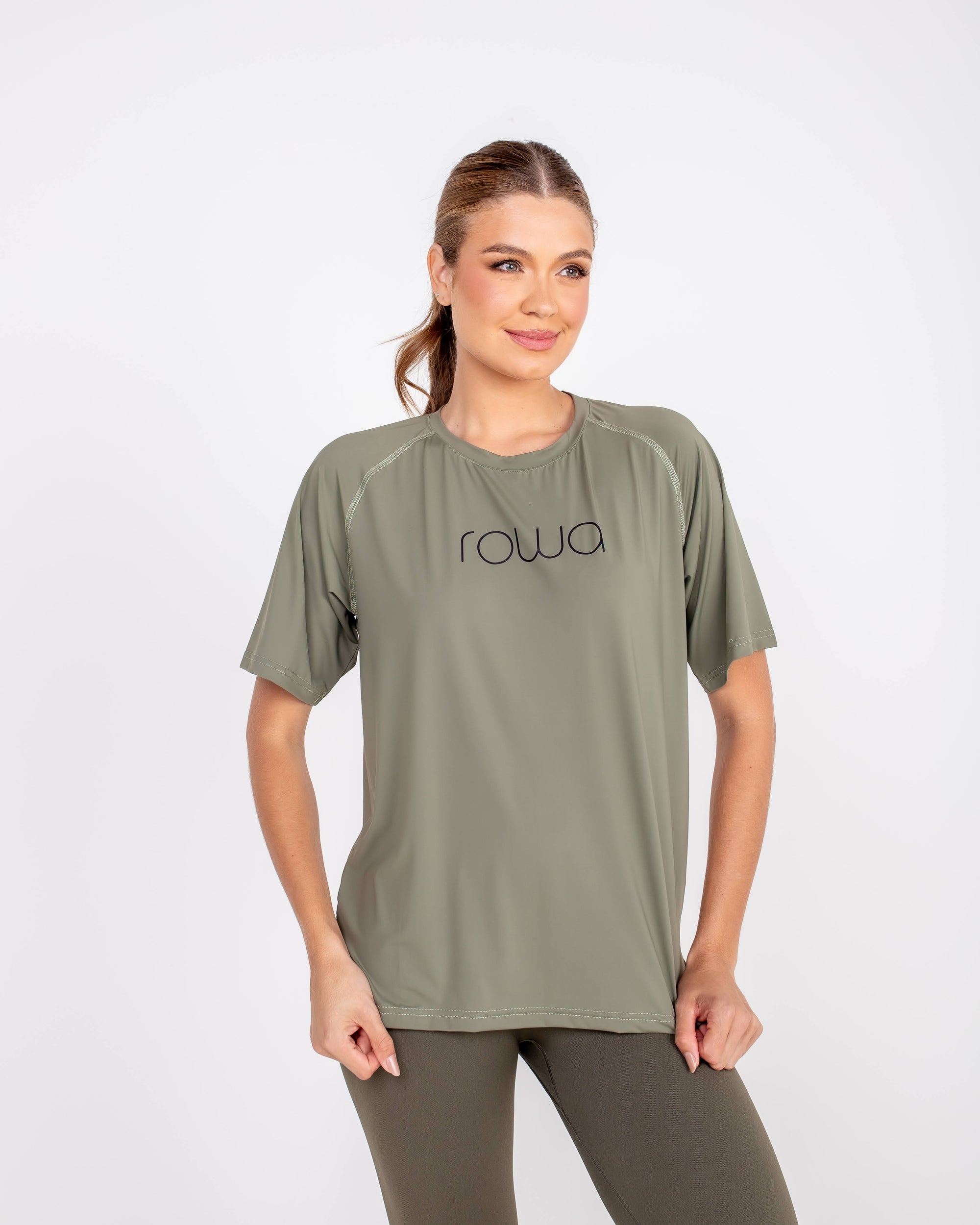 Camiseta Básica Rowa - Verde