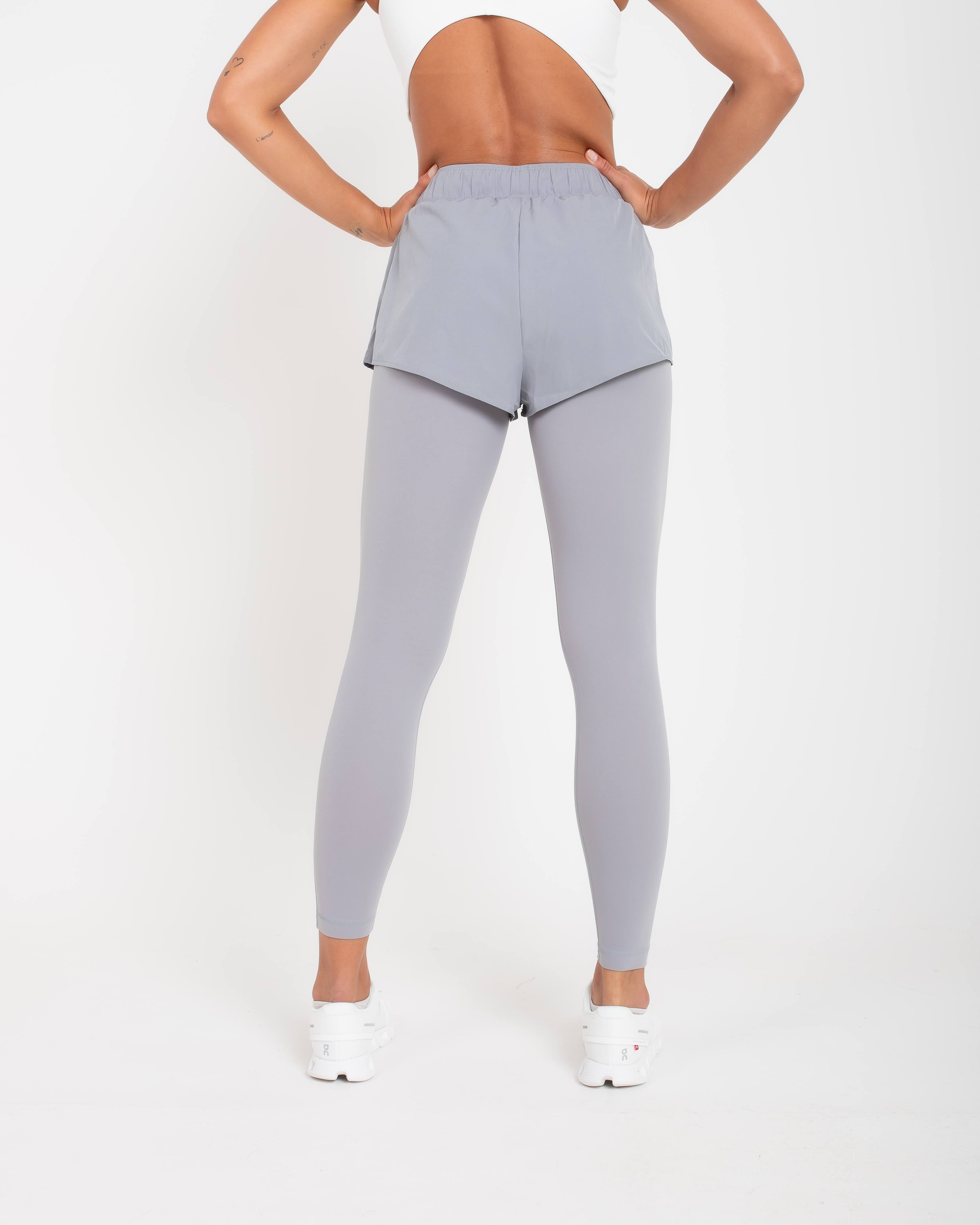 Short com Calça Jogger 2.0 - Cinza