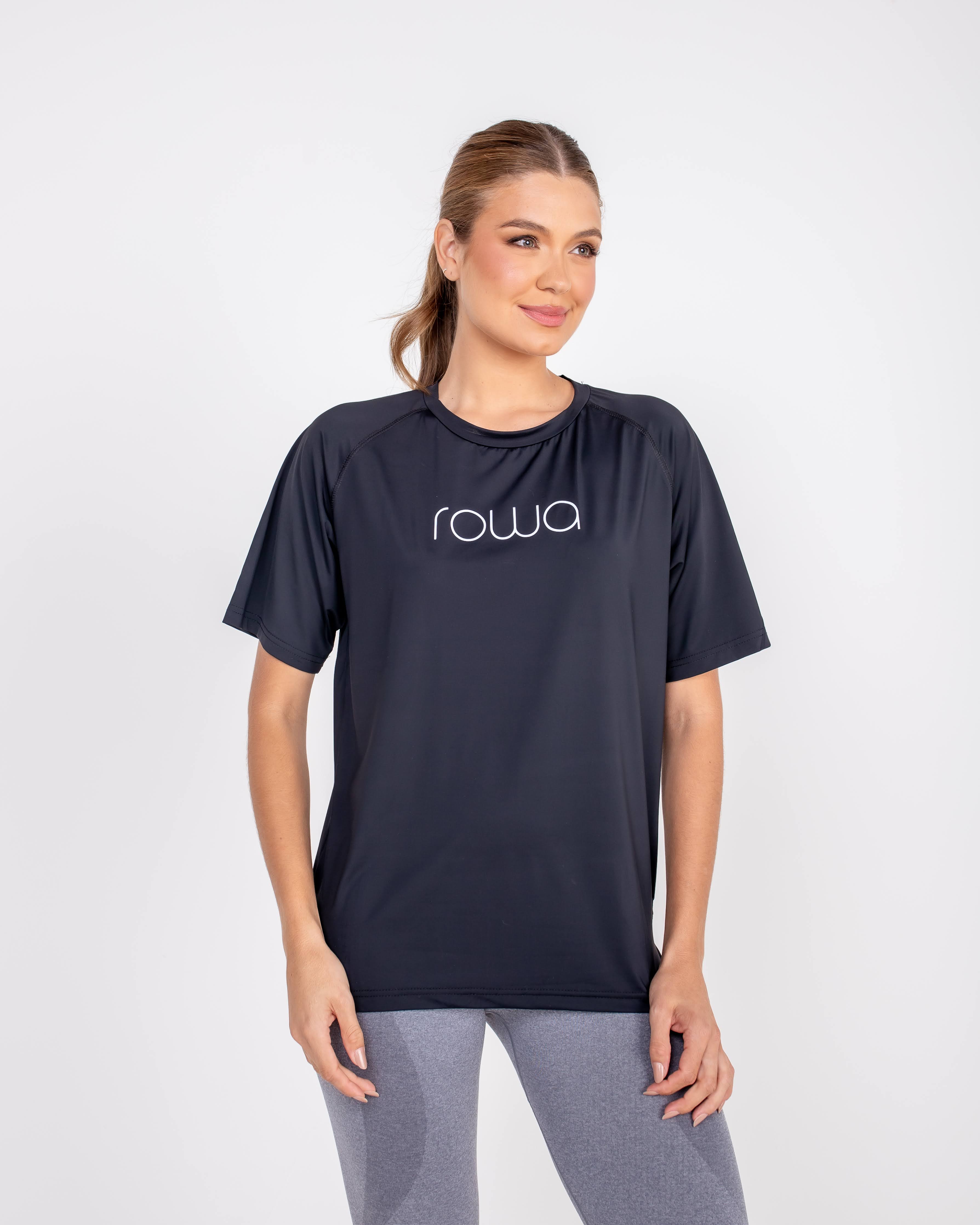 Camiseta Básica Rowa - Preto