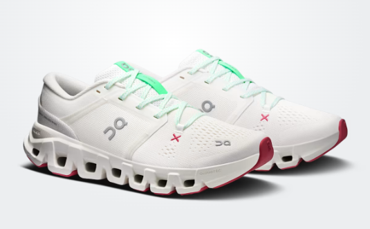 On Cloud X 5 Feminino  - Ivory | Ice