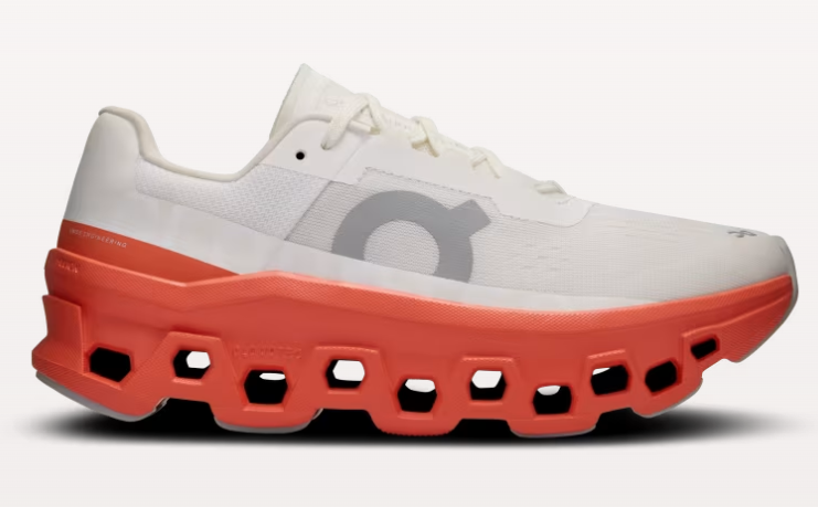 On Running Cloudmonster 1 Feminino White / Flame