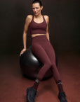 Legging Agilitá x Rowa - Marrom