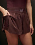 Short Runner Agilitá x Rowa - Marrom