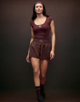 Short Runner Agilitá x Rowa - Marrom