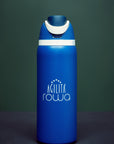 Garrafa Aura Agilitá x Rowa - Azul e Branco