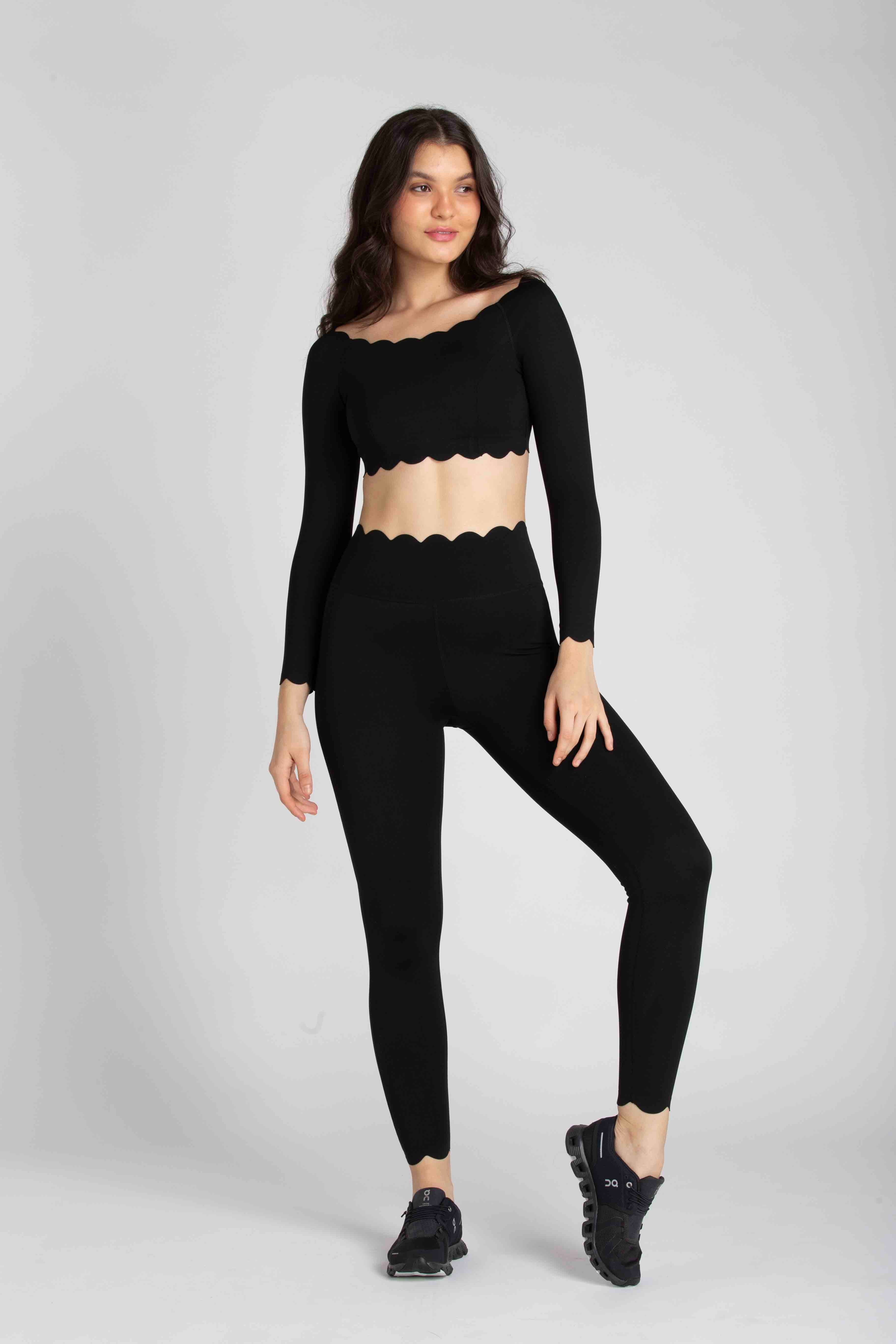 Top Heart Ombro a Ombro - Preto