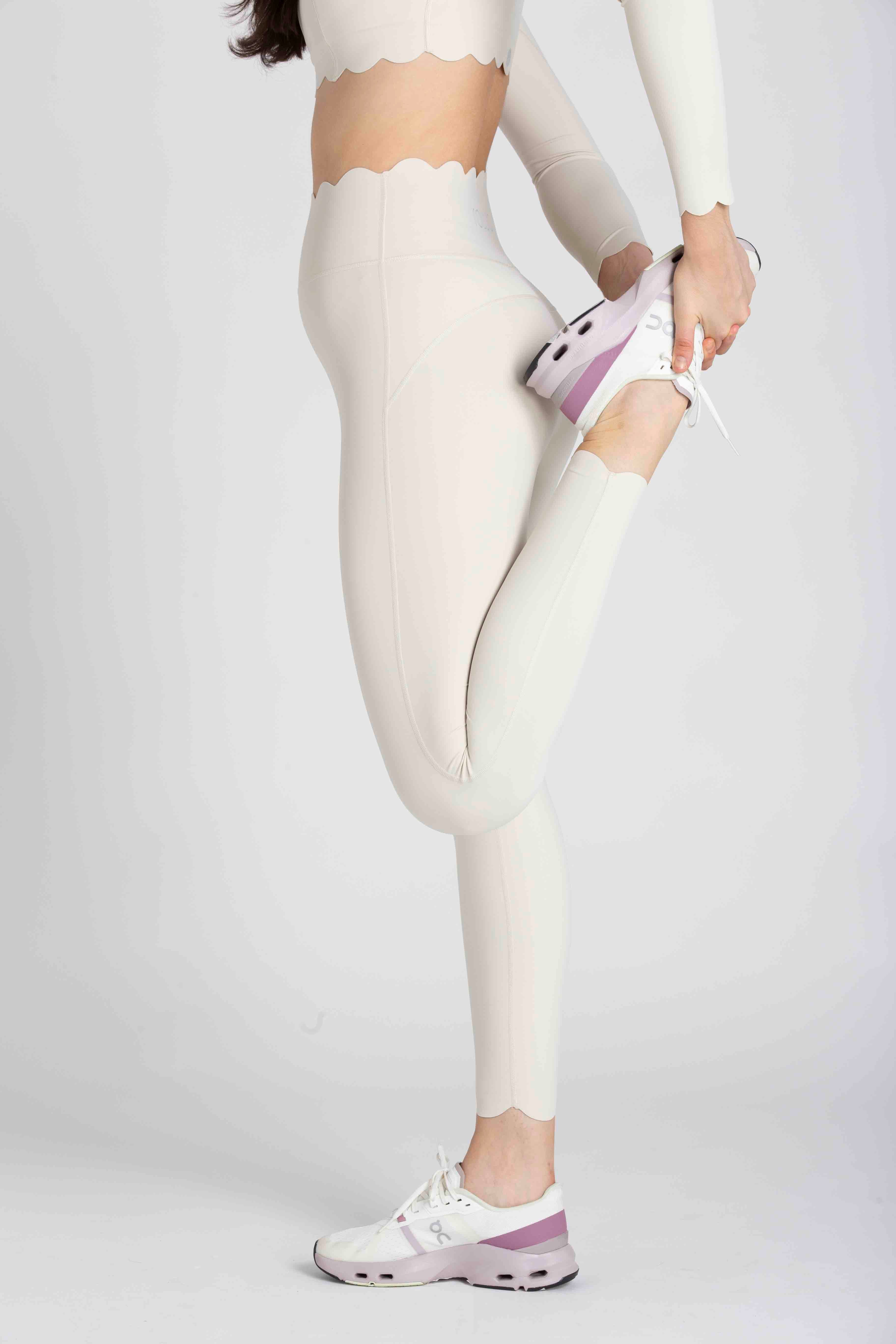 LEGGING HEART - OFF-WHITE