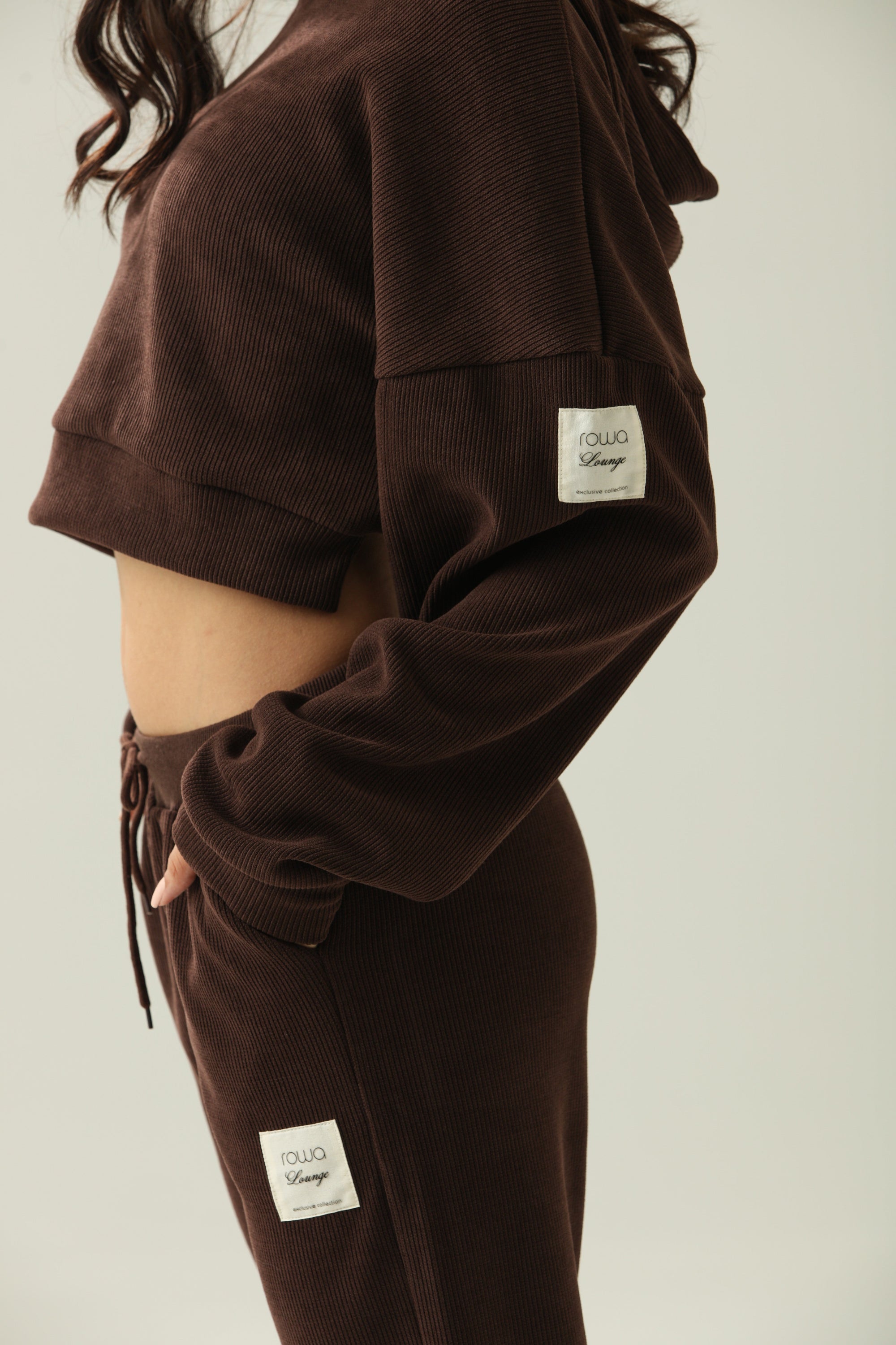 Conjunto Moletom Rowa Lounge Flow - Marrom ROWA STORE DI6