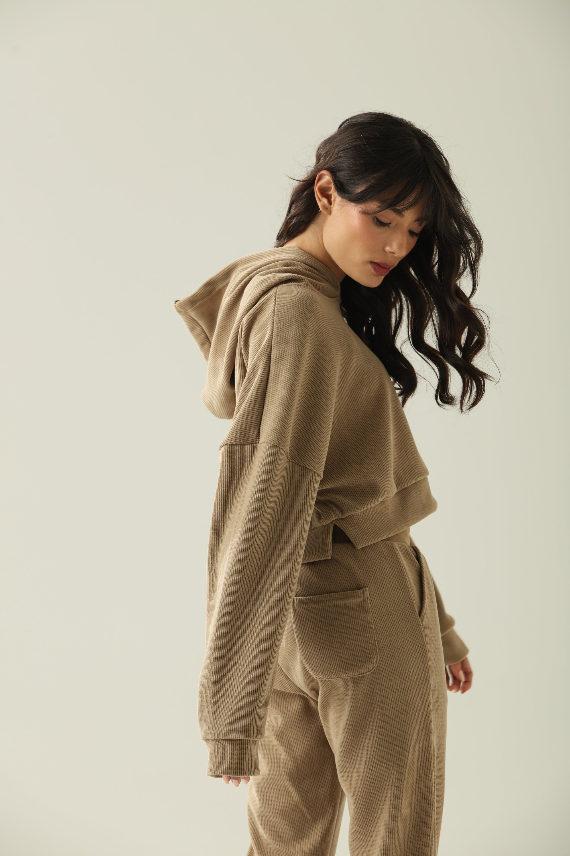 Conjunto Moletom Rowa Lounge Flow - Bege ROWA STORE DI6