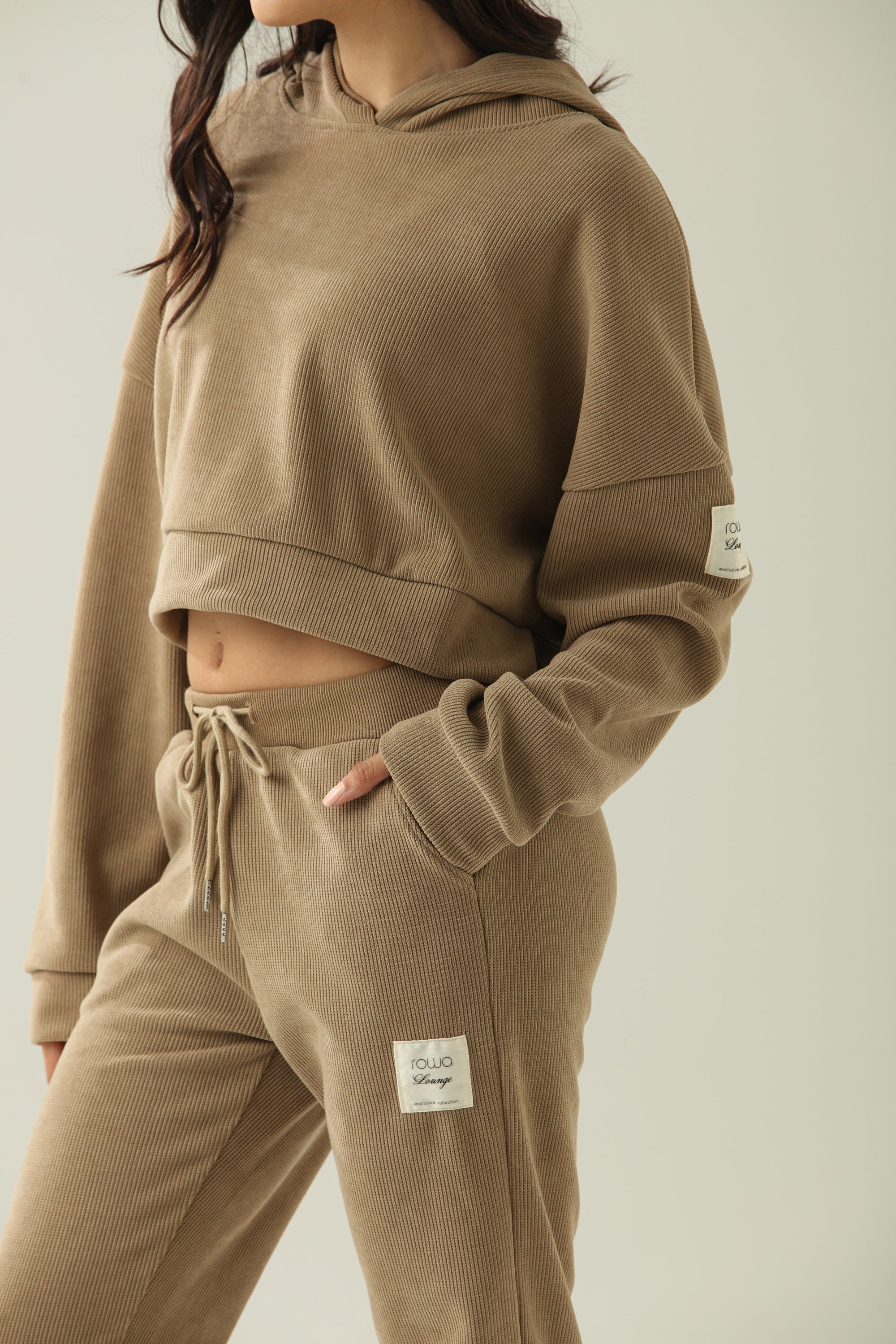 Conjunto Moletom Rowa Lounge Flow - Bege ROWA STORE DI6