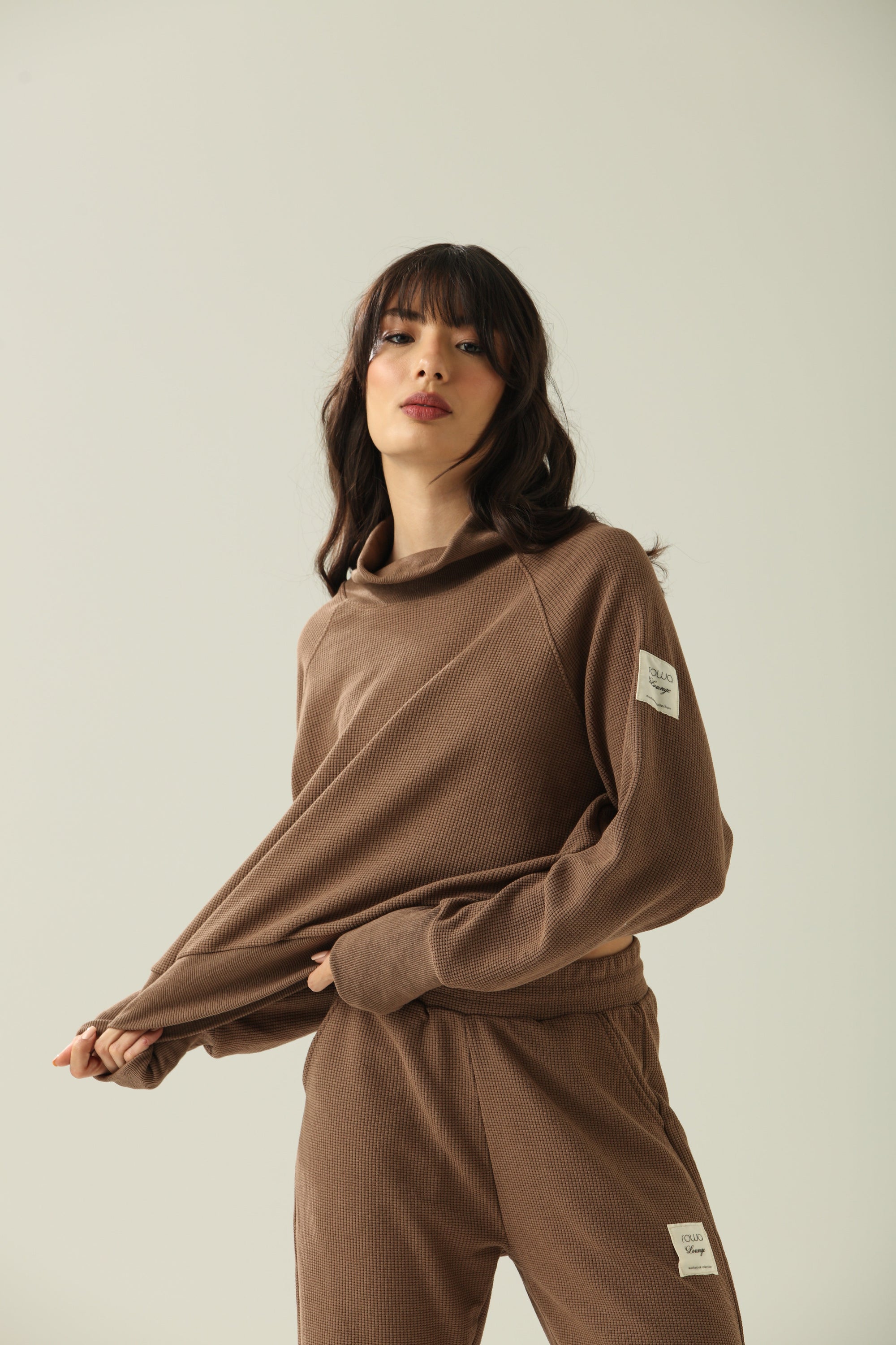 Conjunto de Moletom Rowa Lounge Daily - Marrom ROWA STORE DI6