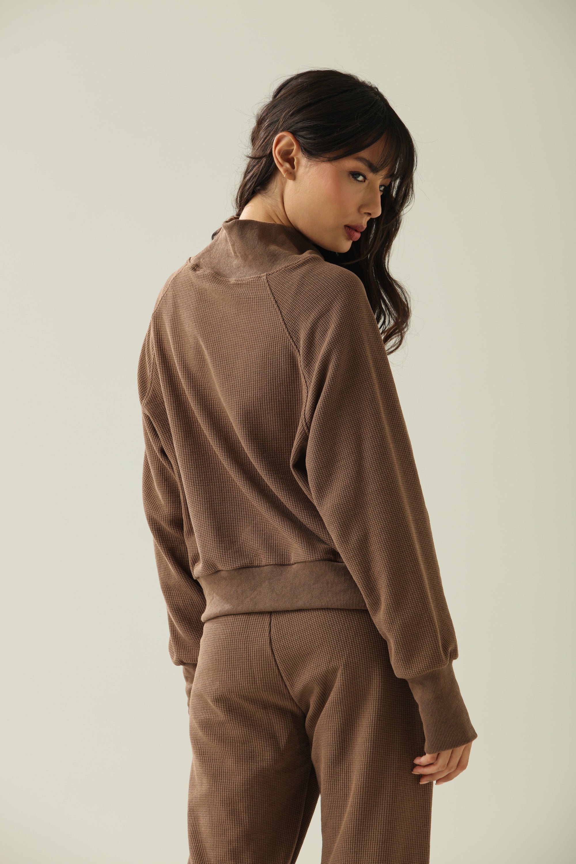 Conjunto de Moletom Rowa Lounge Daily - Marrom ROWA STORE DI6