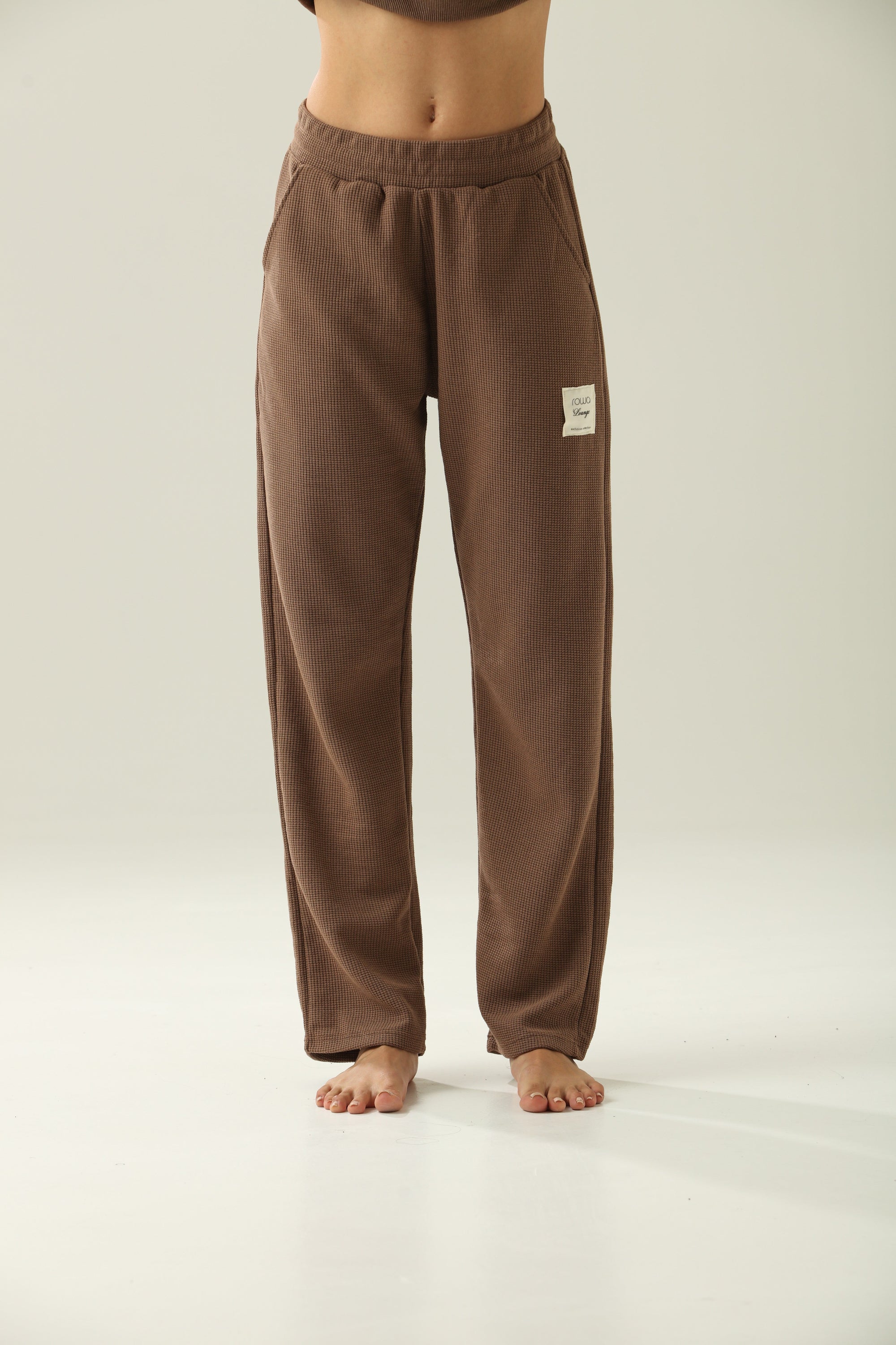Conjunto de Moletom Rowa Lounge Daily - Marrom ROWA STORE DI6