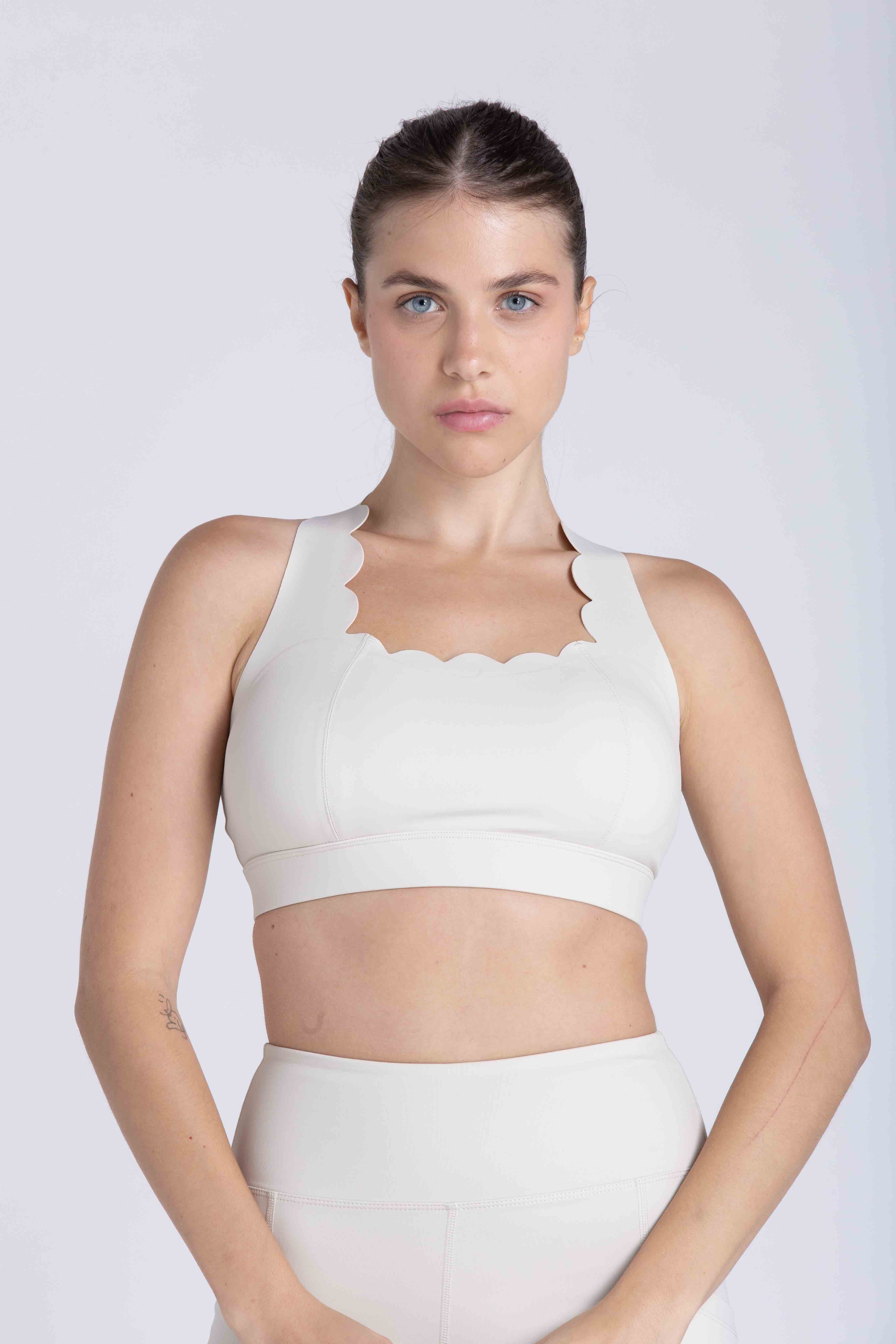 Top Heart Alças - OFF-WHITE