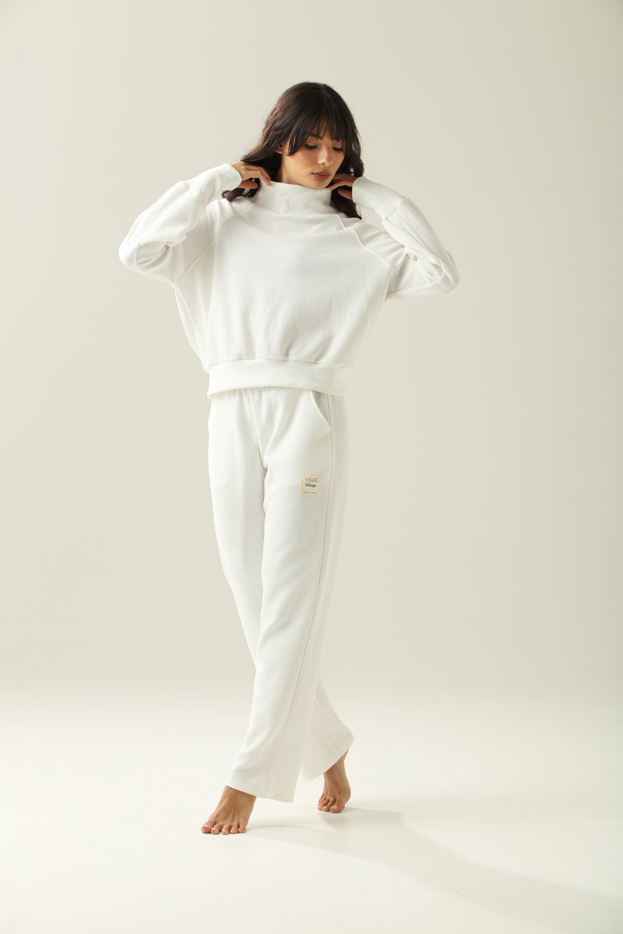 Conjunto de Moletom Rowa Lounge Daily - Branco ROWA STORE DI6