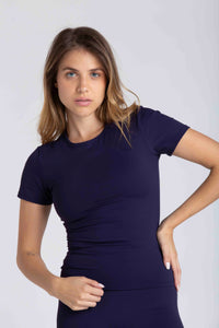 Camiseta Carol - Azul Marinho