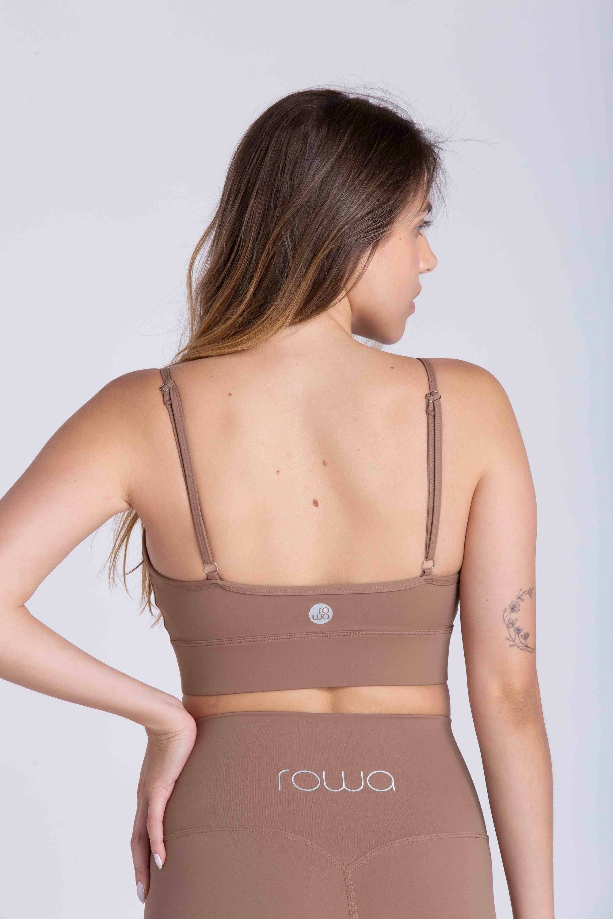 Carol Thin Strap Top - Beige