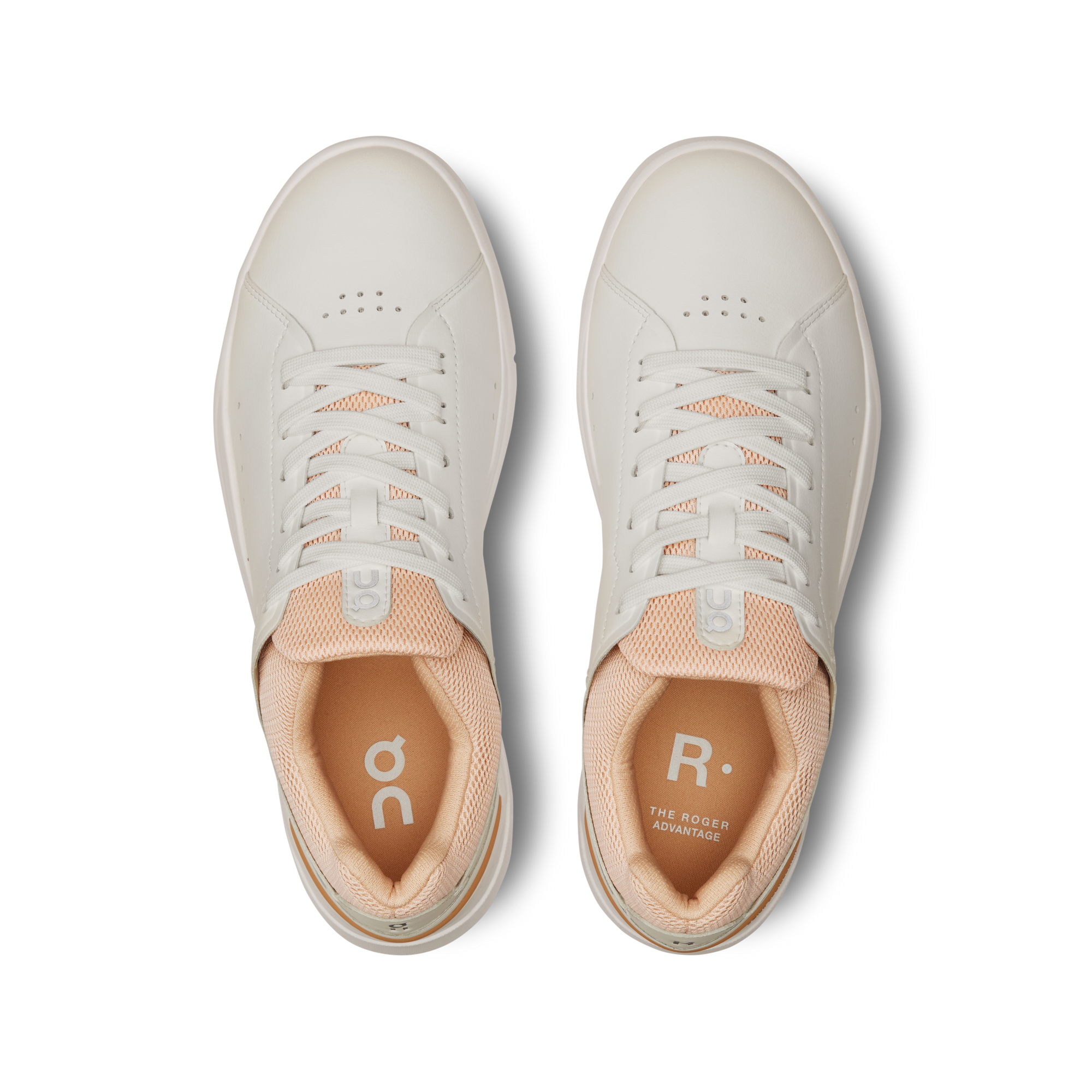 On The Roger Advantage 2 Women&#39;s White / Savannah
