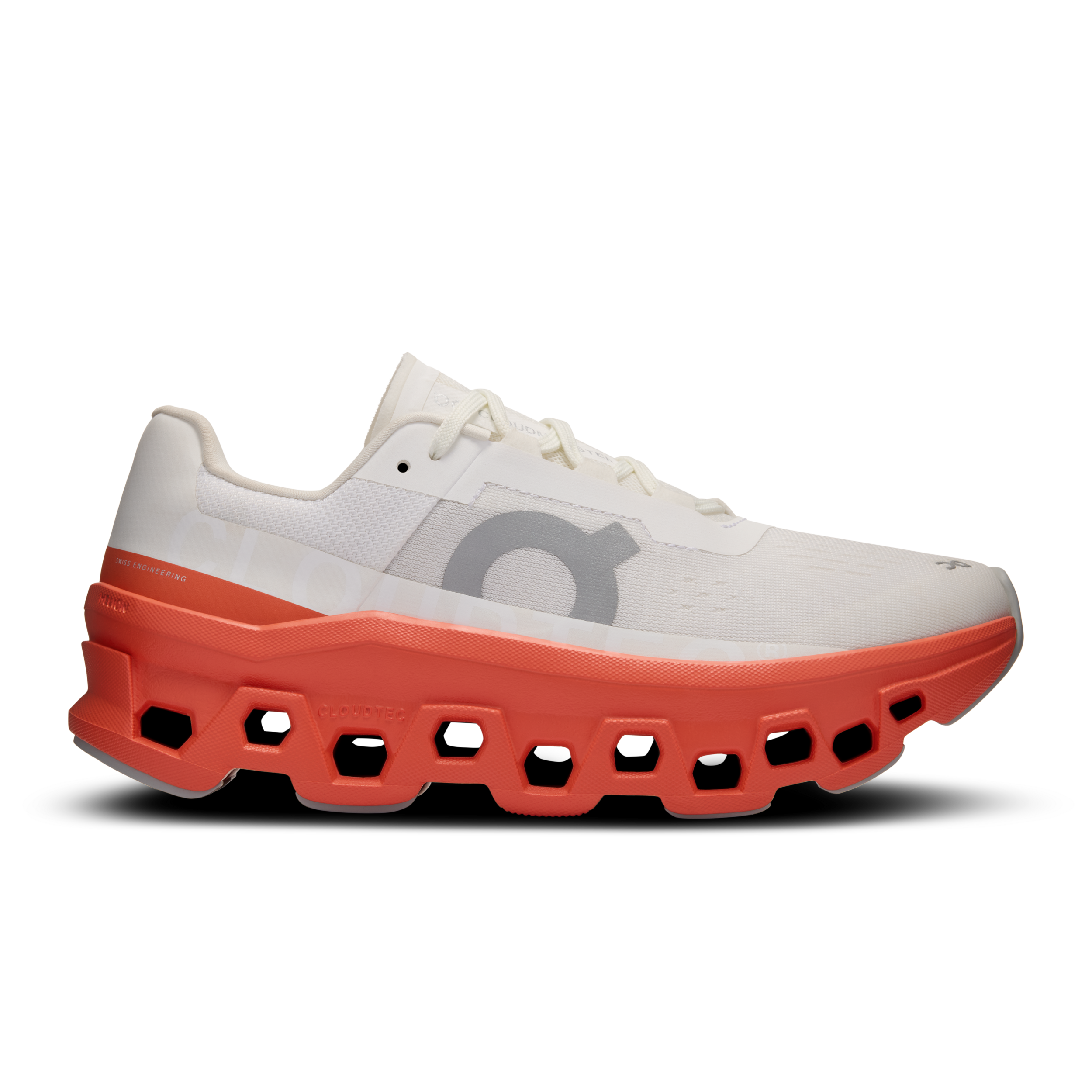 On Running Cloudmonster 1 Feminino White / Flame