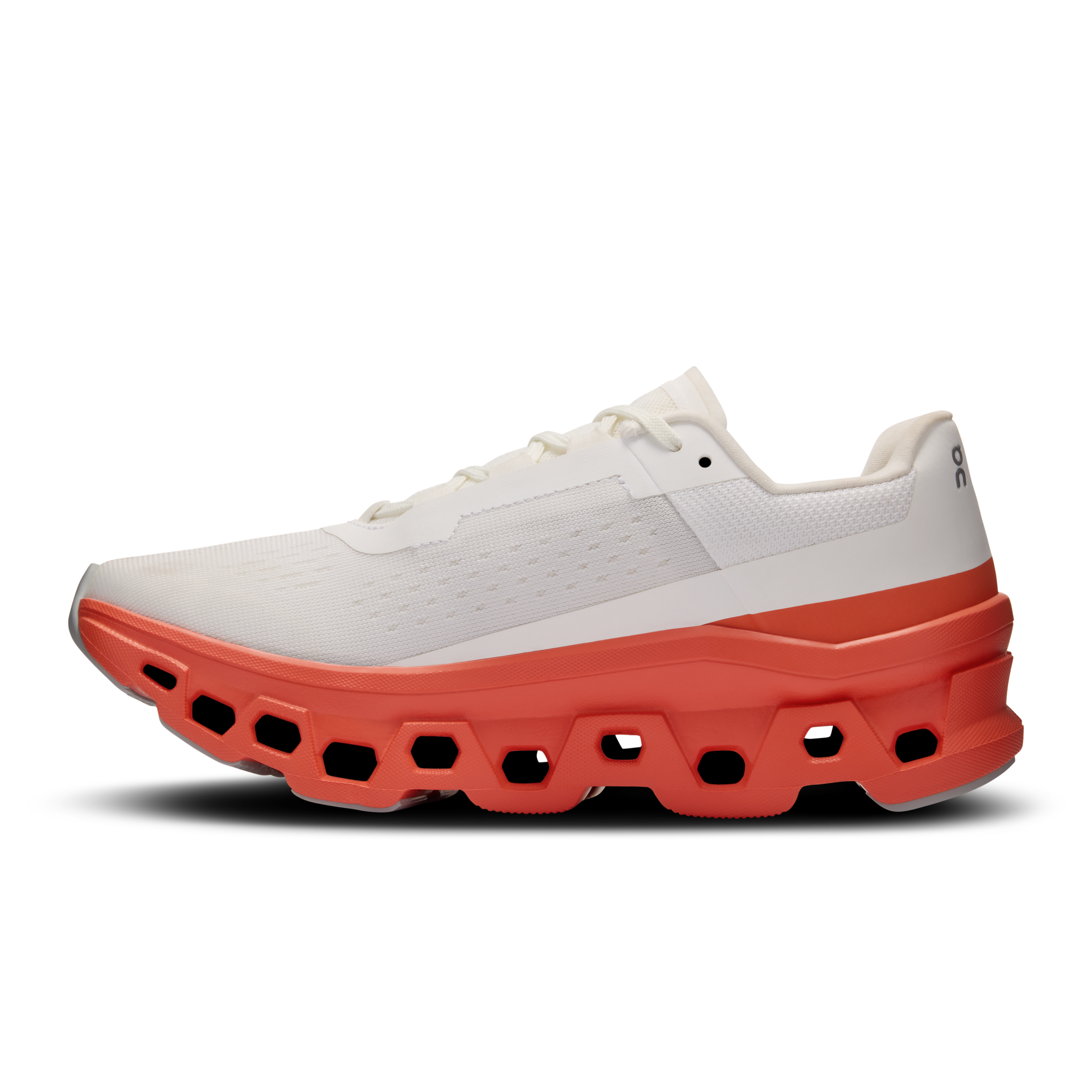 On Running Cloudmonster 1 Feminino White / Flame