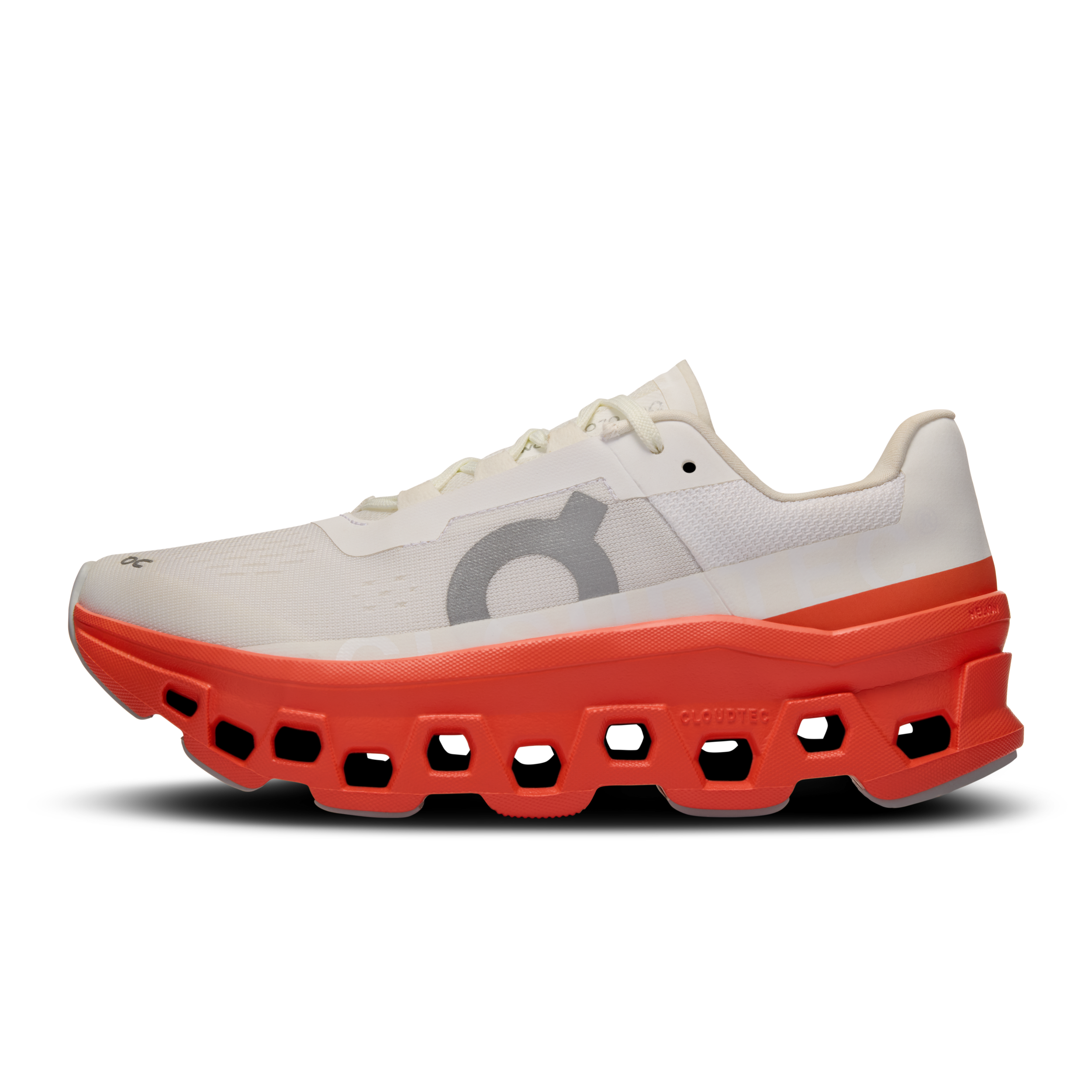 On Running Cloudmonster 1 Feminino White / Flame