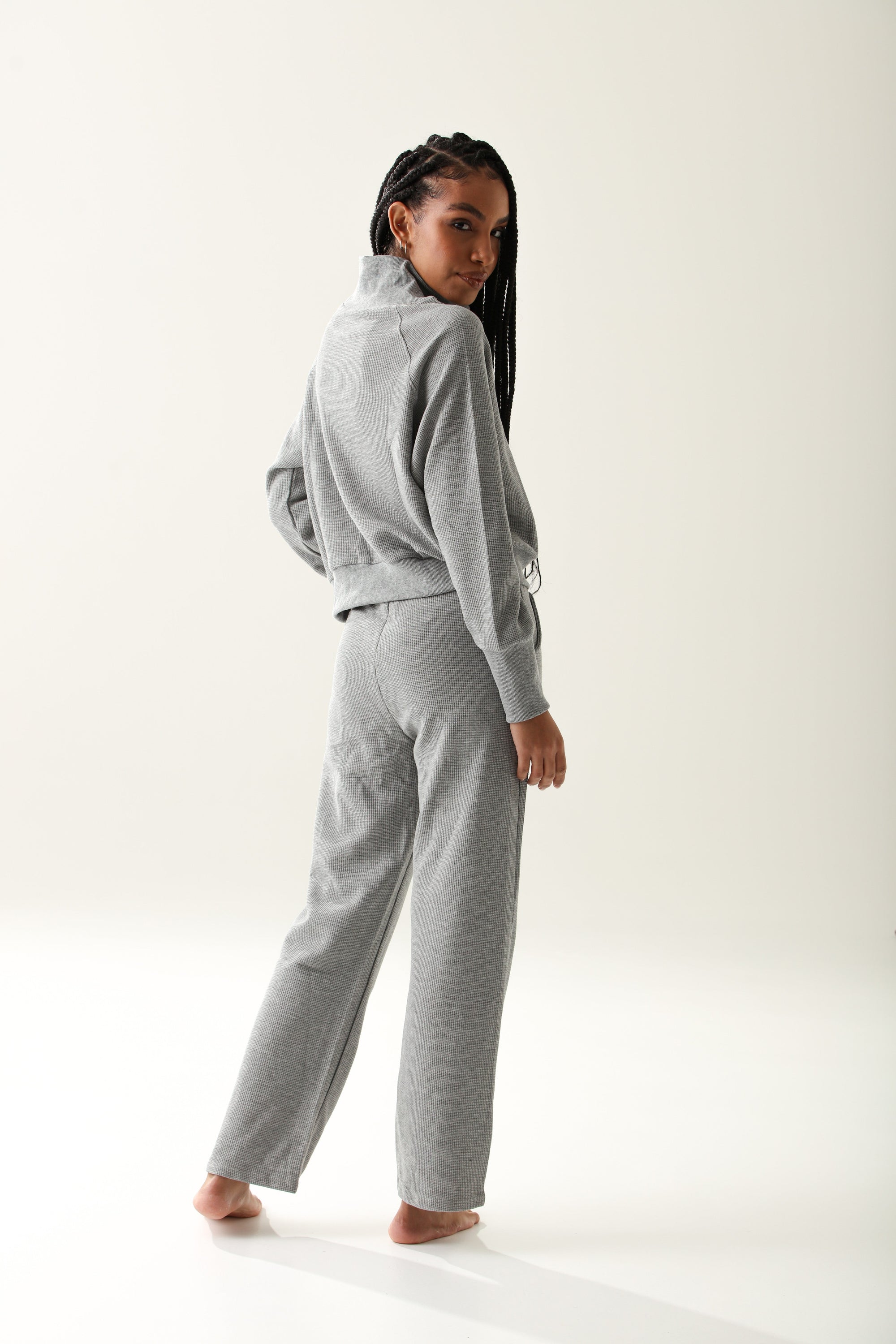 Conjunto de Moletom Rowa Lounge Daily - Cinza ROWA STORE DI7