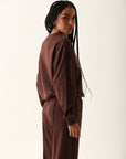 Conjunto Moletom Modal - Café Escuro ROWA STORE DI7