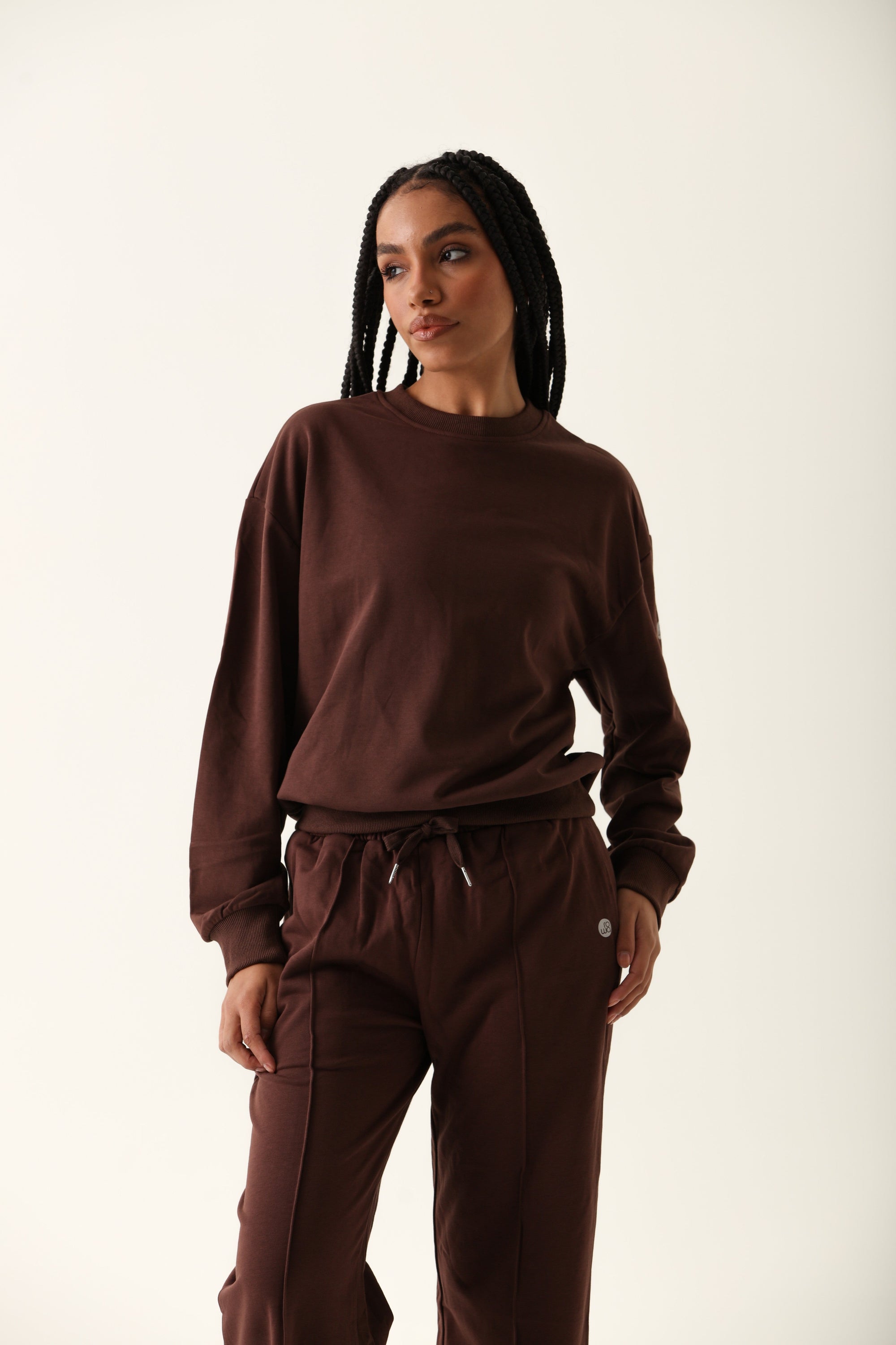 Conjunto Moletom Modal - Café Escuro ROWA STORE DI7