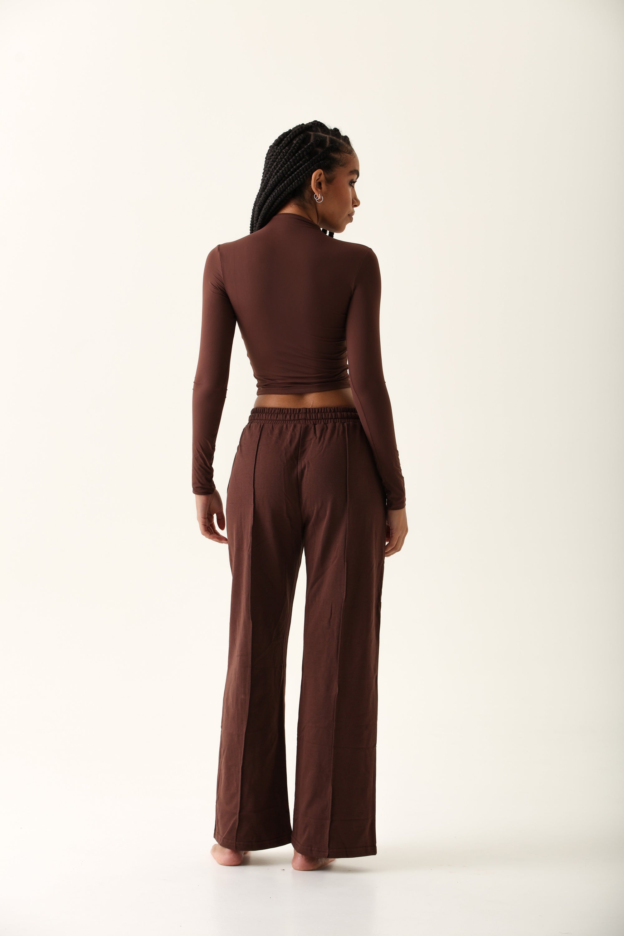 Calça Moletom Modal - Café Escuro ROWA STORE DI7