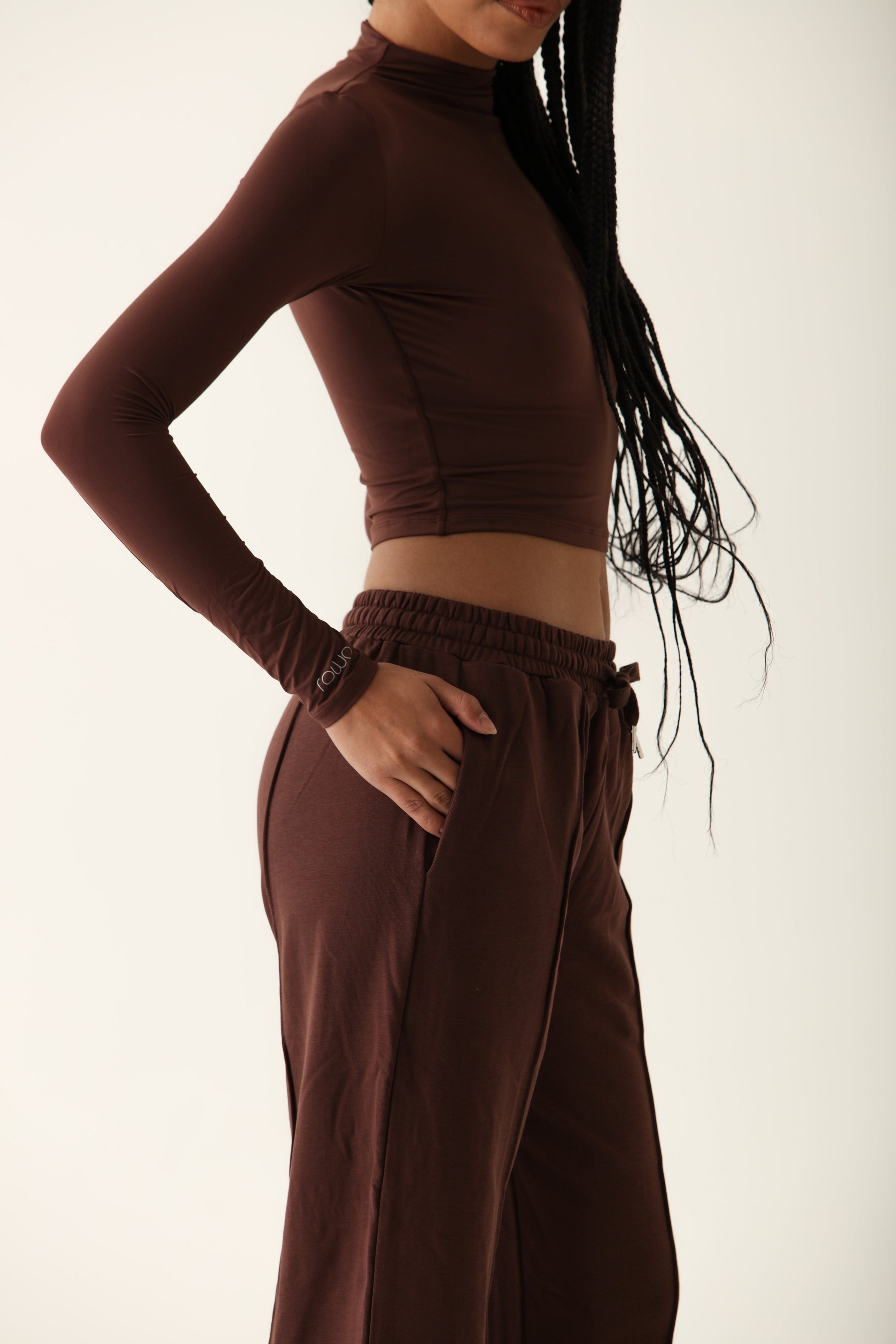 Calça Moletom Modal - Café Escuro ROWA STORE DI7