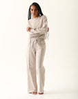 Conjunto Moletom Modal - Bege ROWA STORE DI7