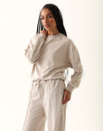 Conjunto Moletom Modal - Bege ROWA STORE DI7