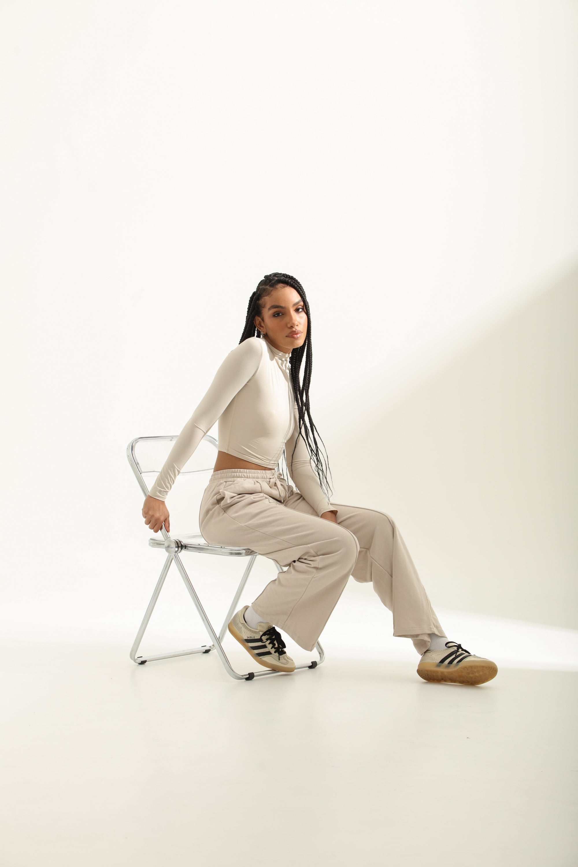 Calça Moletom Modal - Bege ROWA STORE DI7