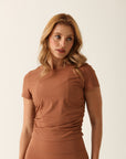 Camiseta Tiana - Marrom ROWA STORE DI7