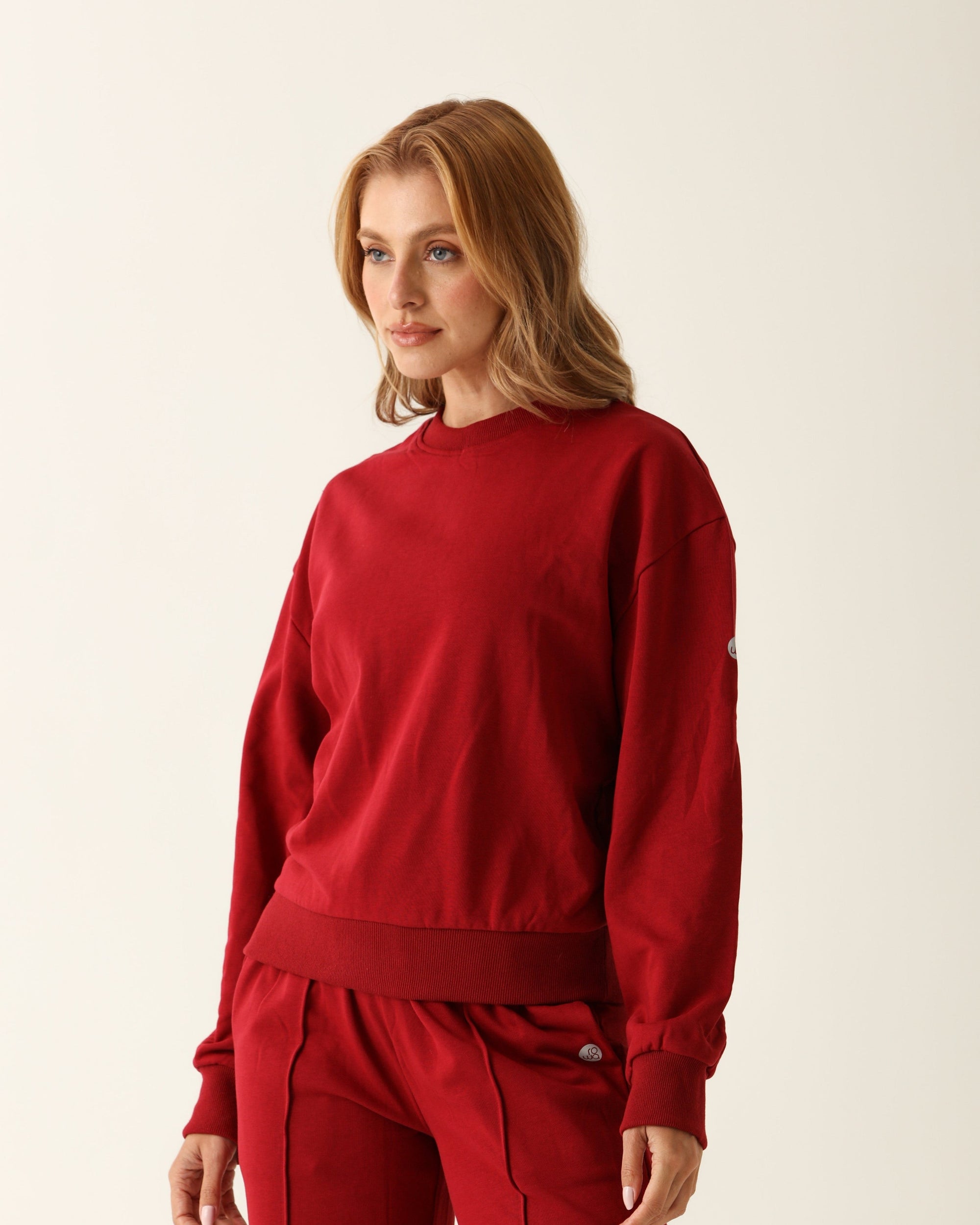Blusa Moletom Modal - Vermelho ROWA STORE DI7