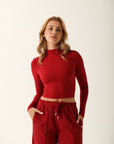 Calça Moletom Modal - Vermelho ROWA STORE DI7