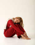 Calça Moletom Modal - Vermelho ROWA STORE DI7