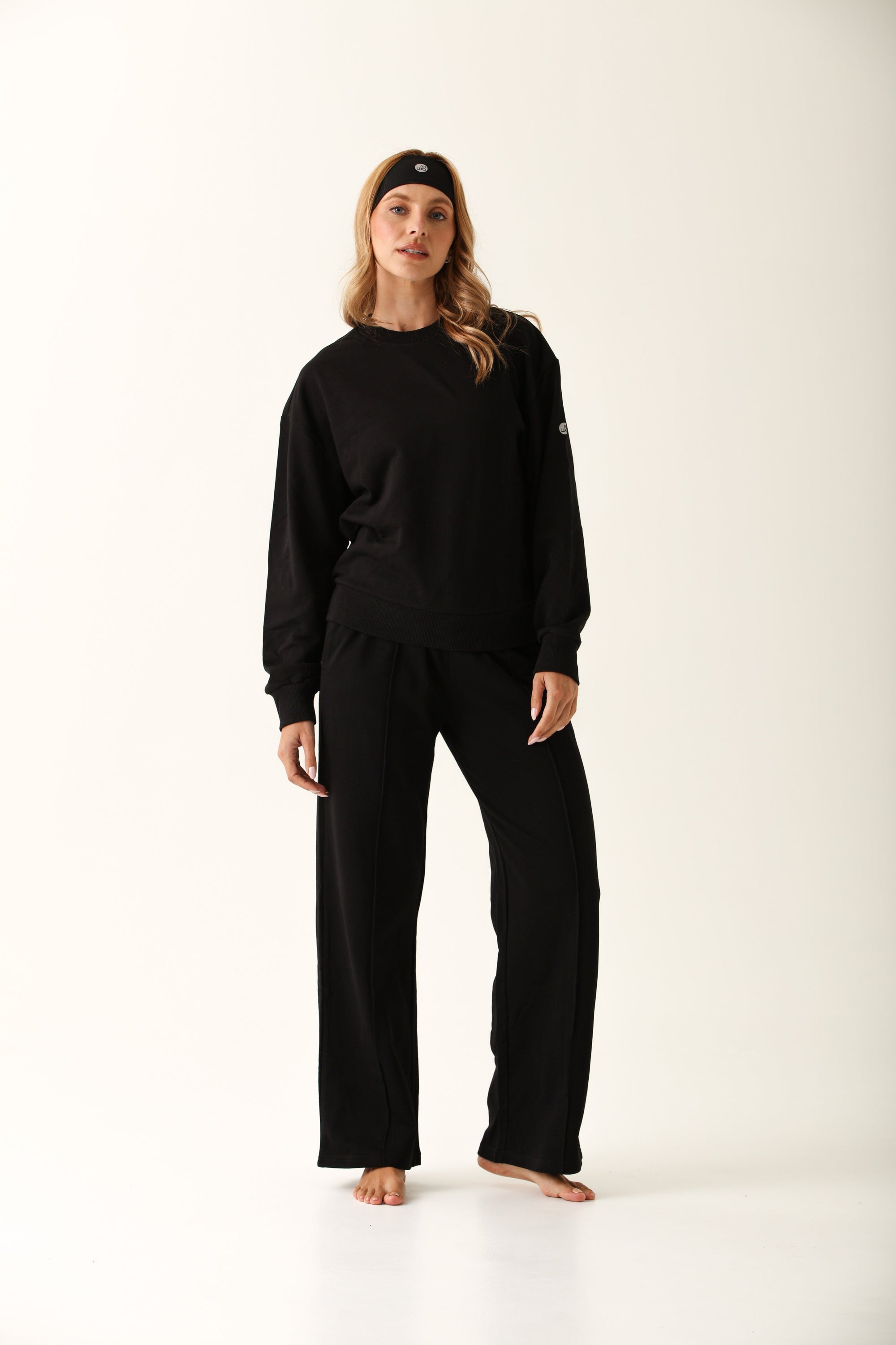 Calça Moletom Modal - Preto ROWA STORE DI7