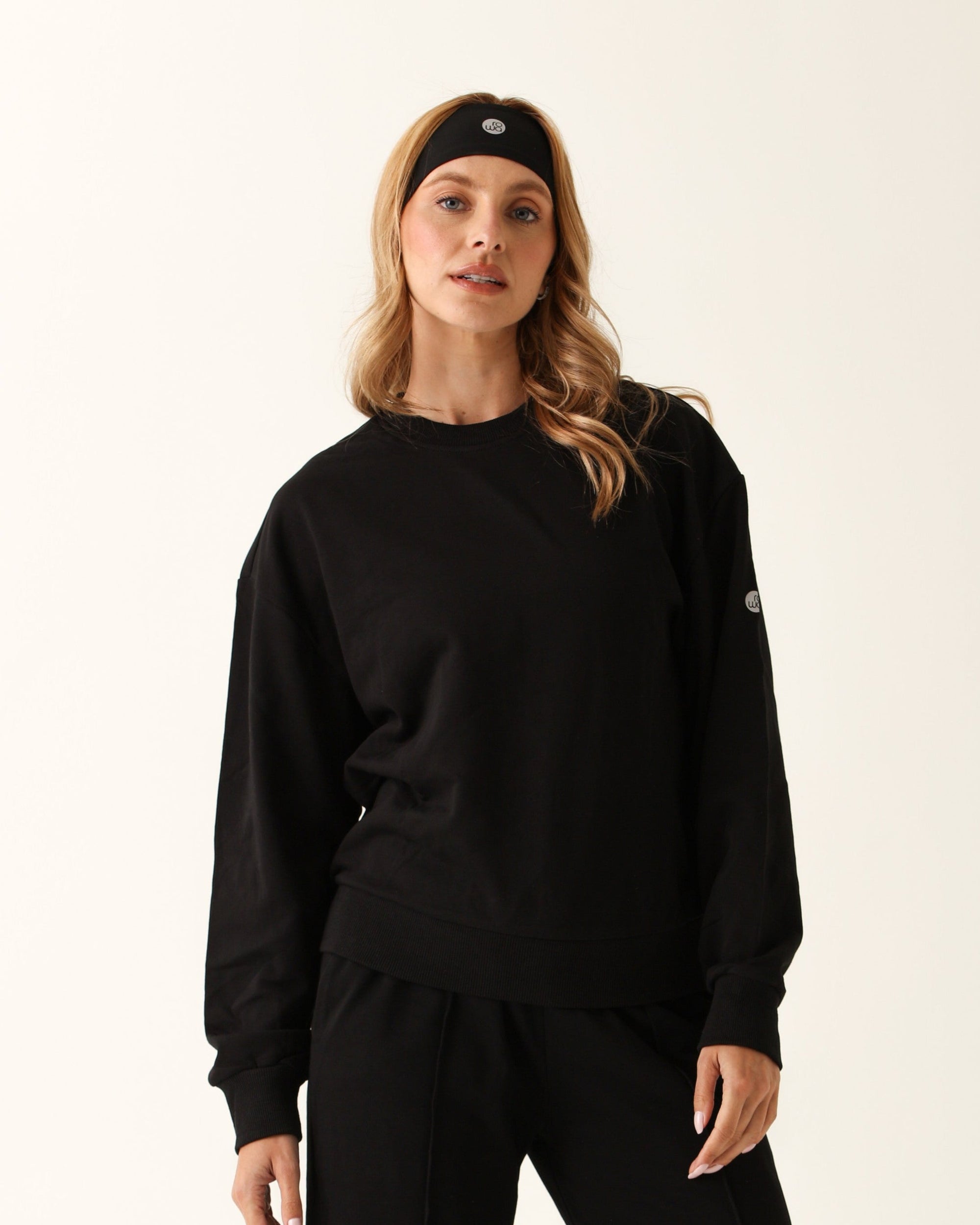 Blusa Moletom Modal - Preto ROWA STORE DI7