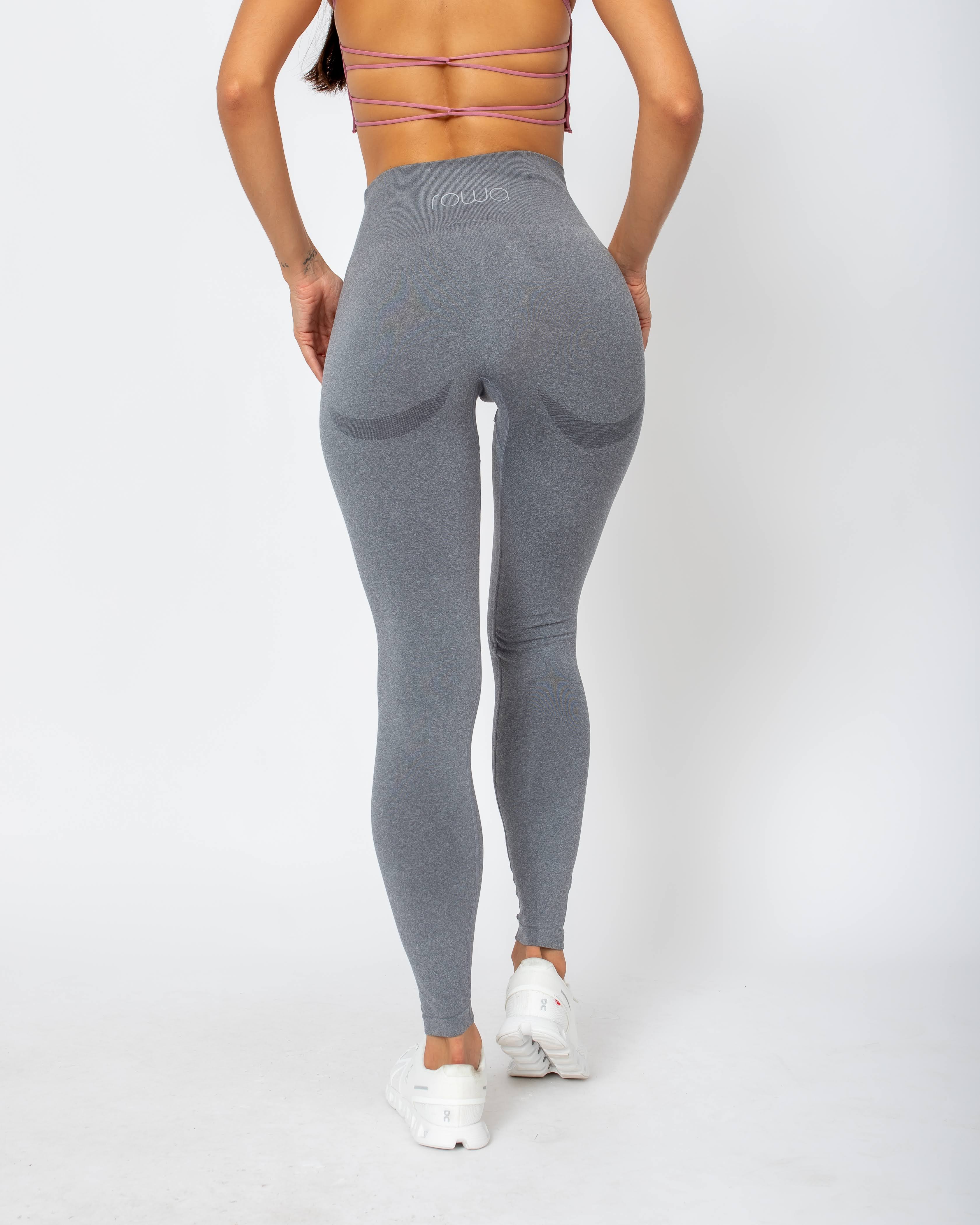 Legging de Malha Aiane - Cinza  Claro Mescla