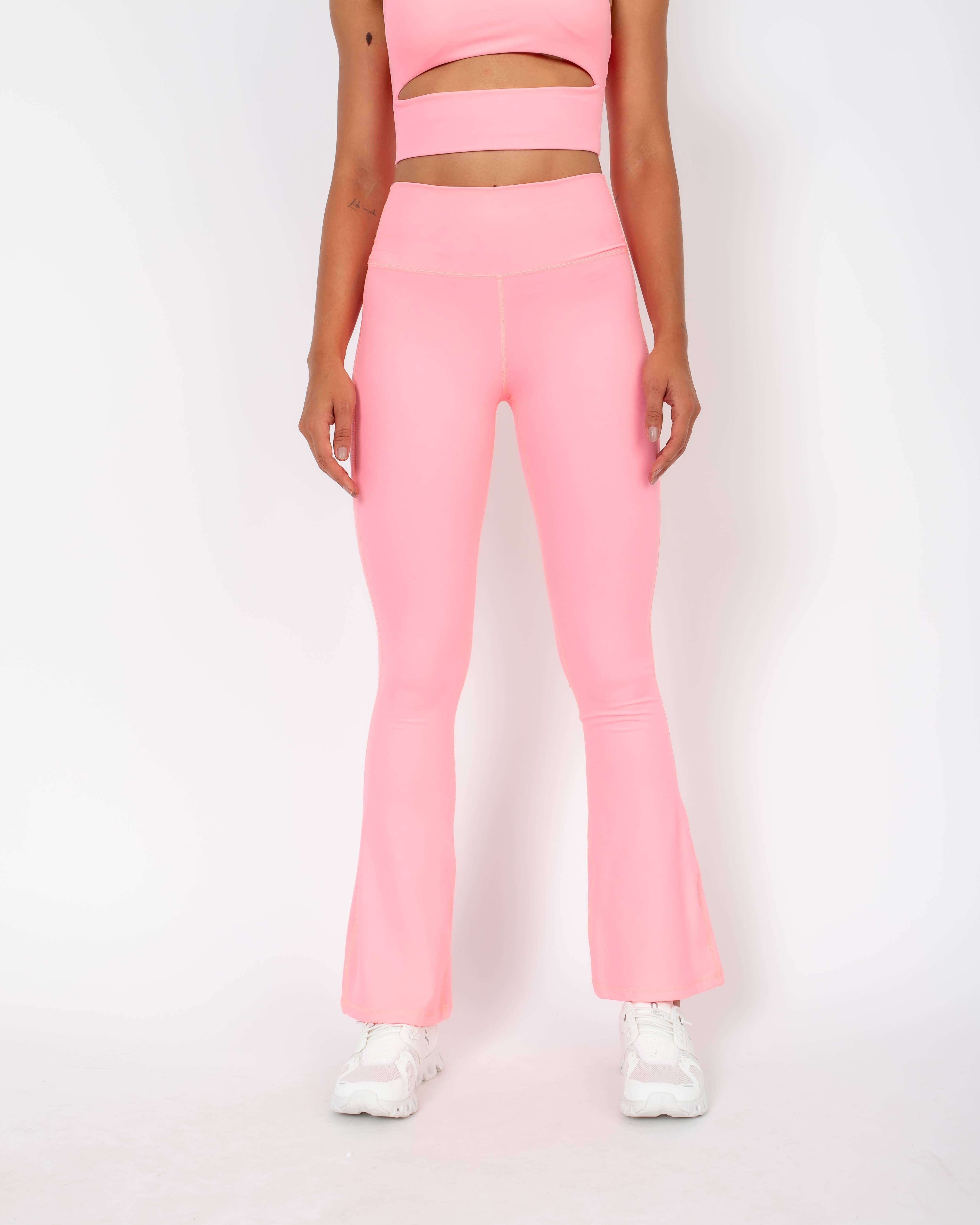 Calça Flare Isa - Rosa Chiclete