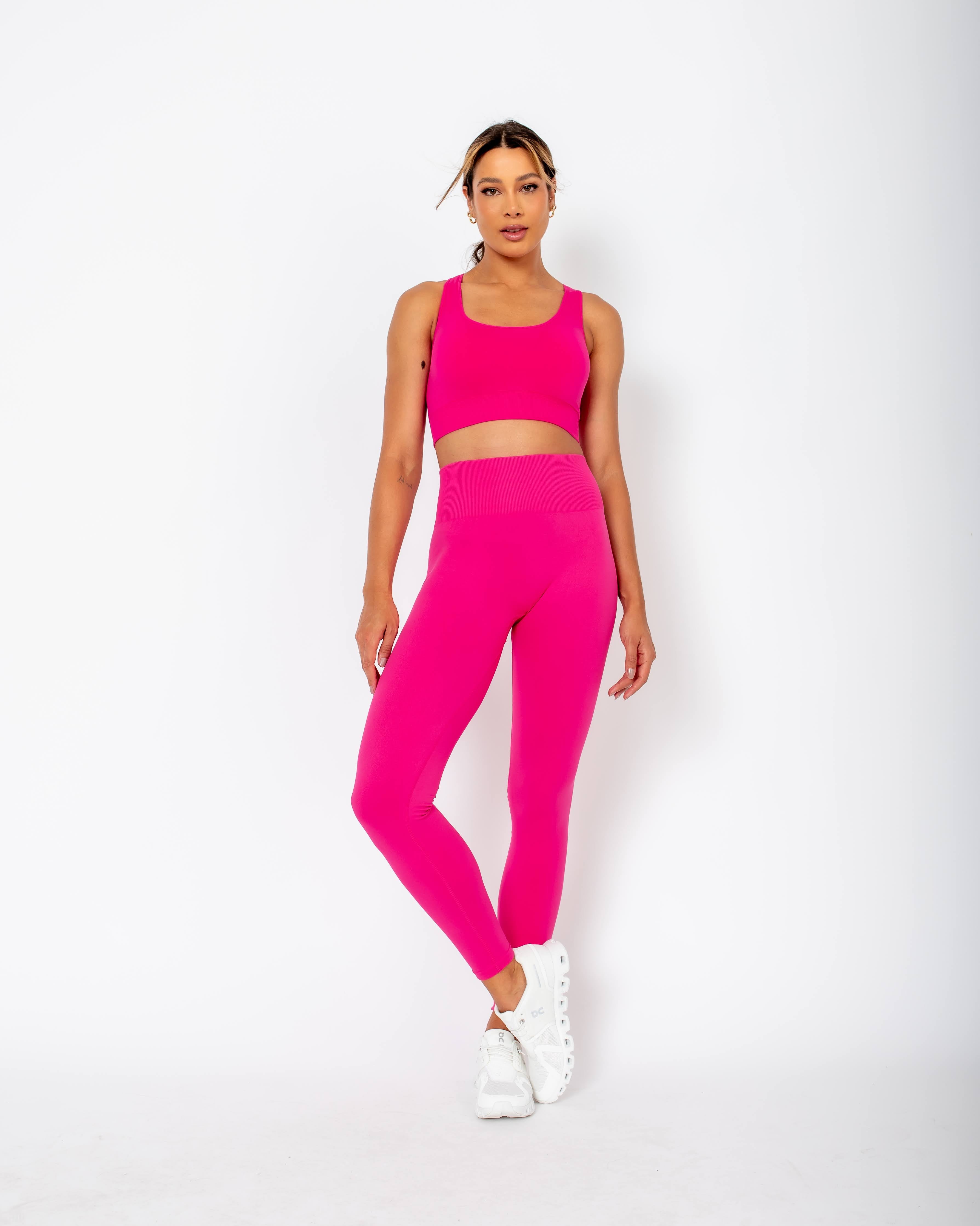 Legging de Malha Aiane - Pink