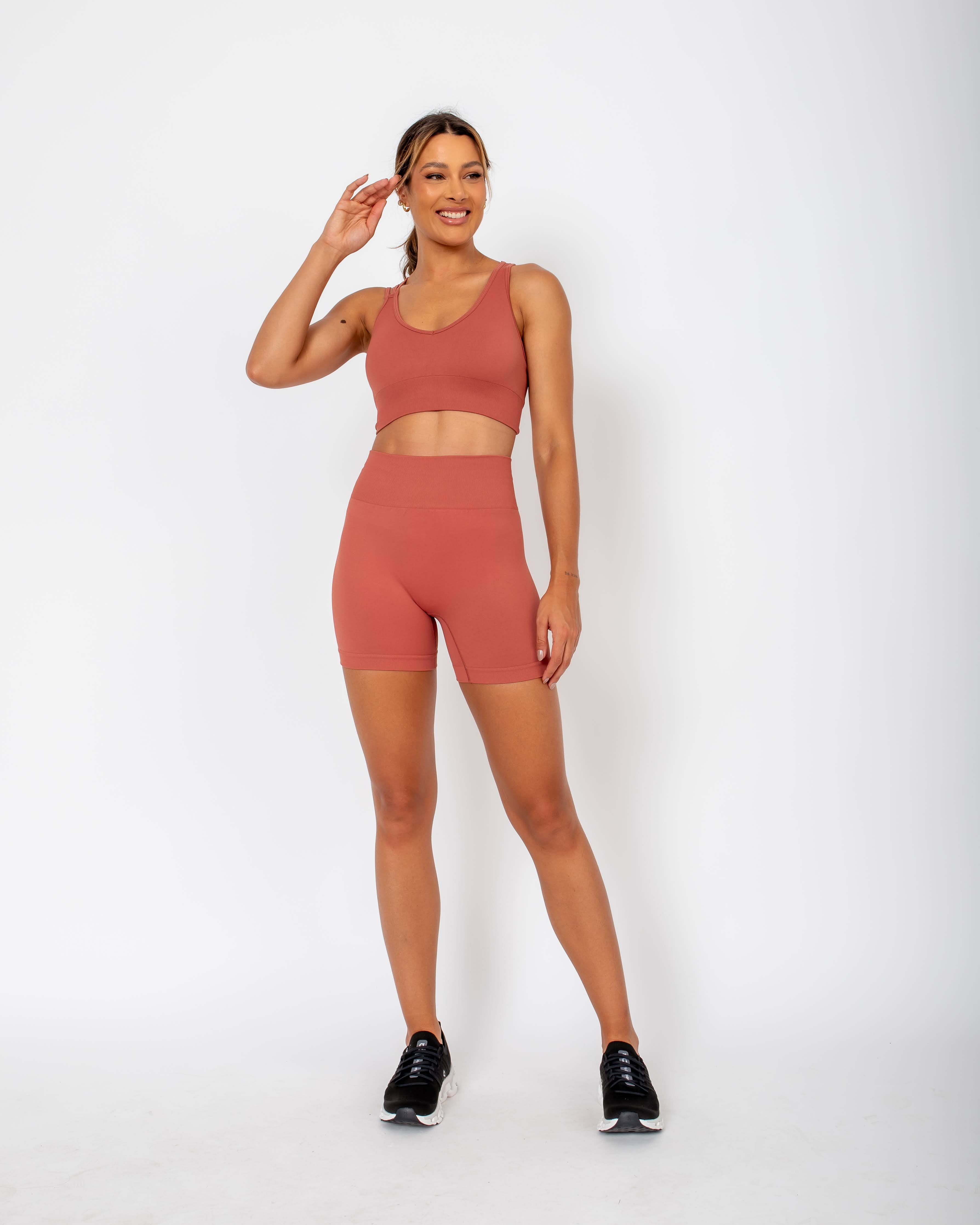 Top Saide com Alças Cruzadas - Blush