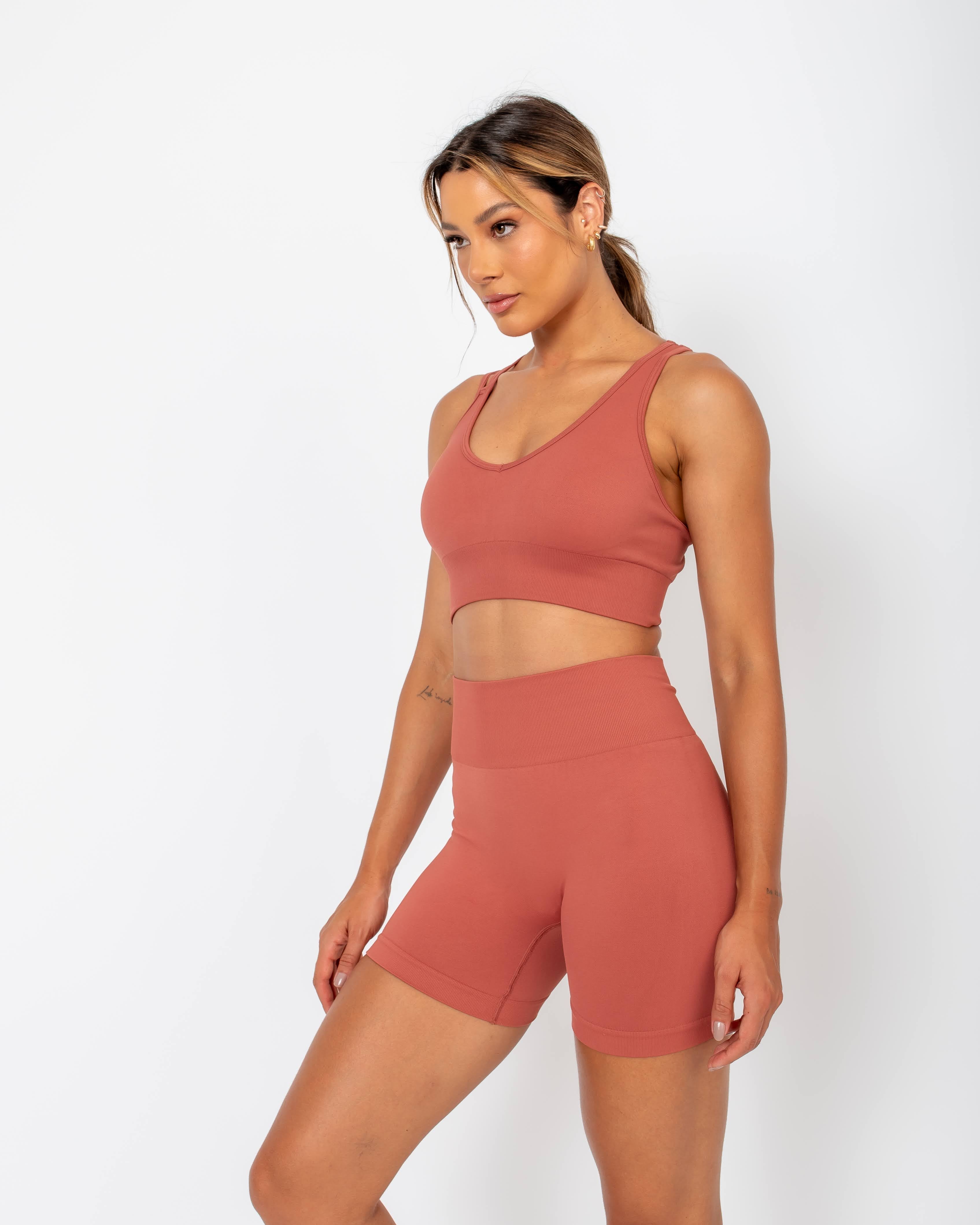 Top Saide com Alças Cruzadas - Blush