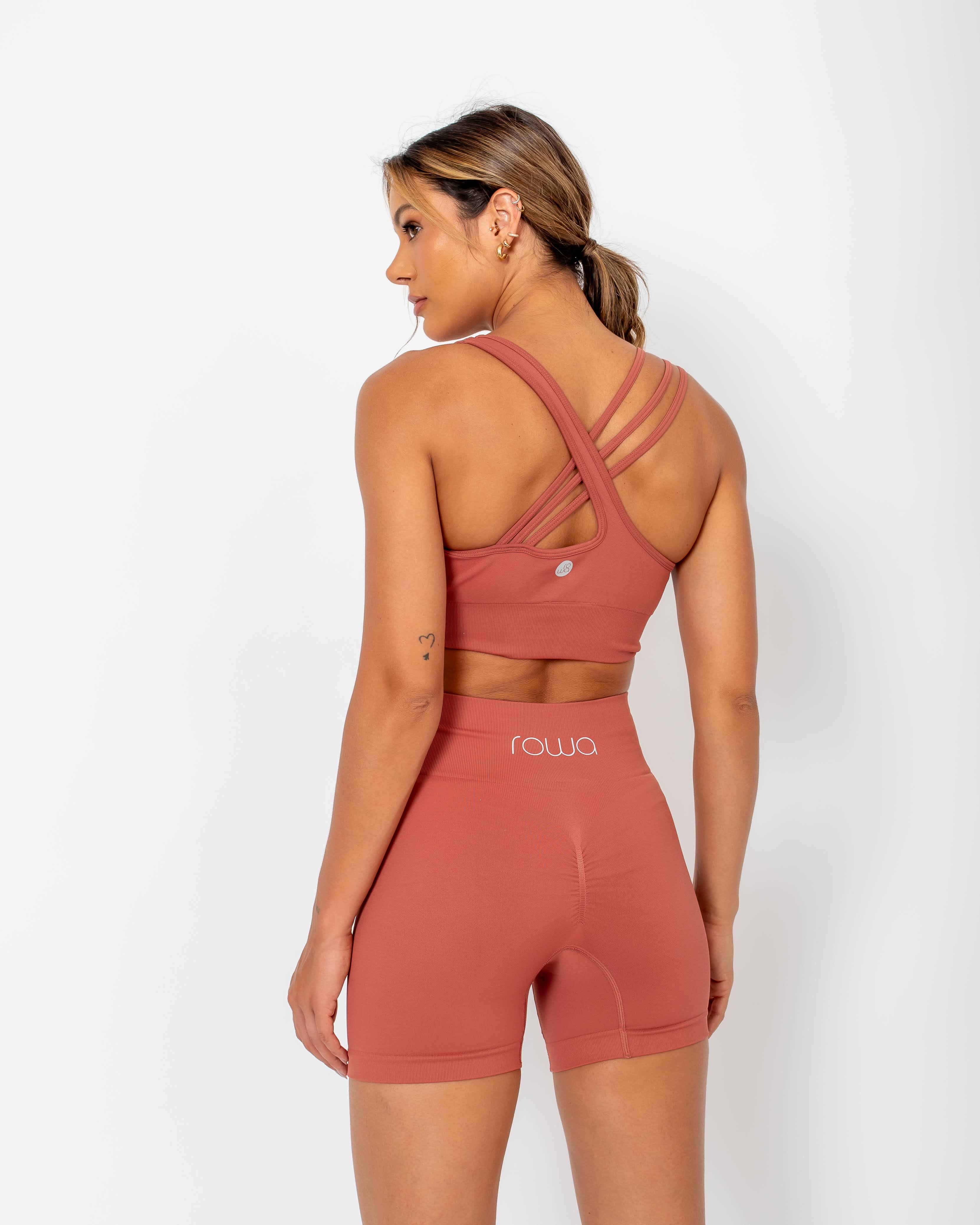 Top Saide com Alças Cruzadas - Blush