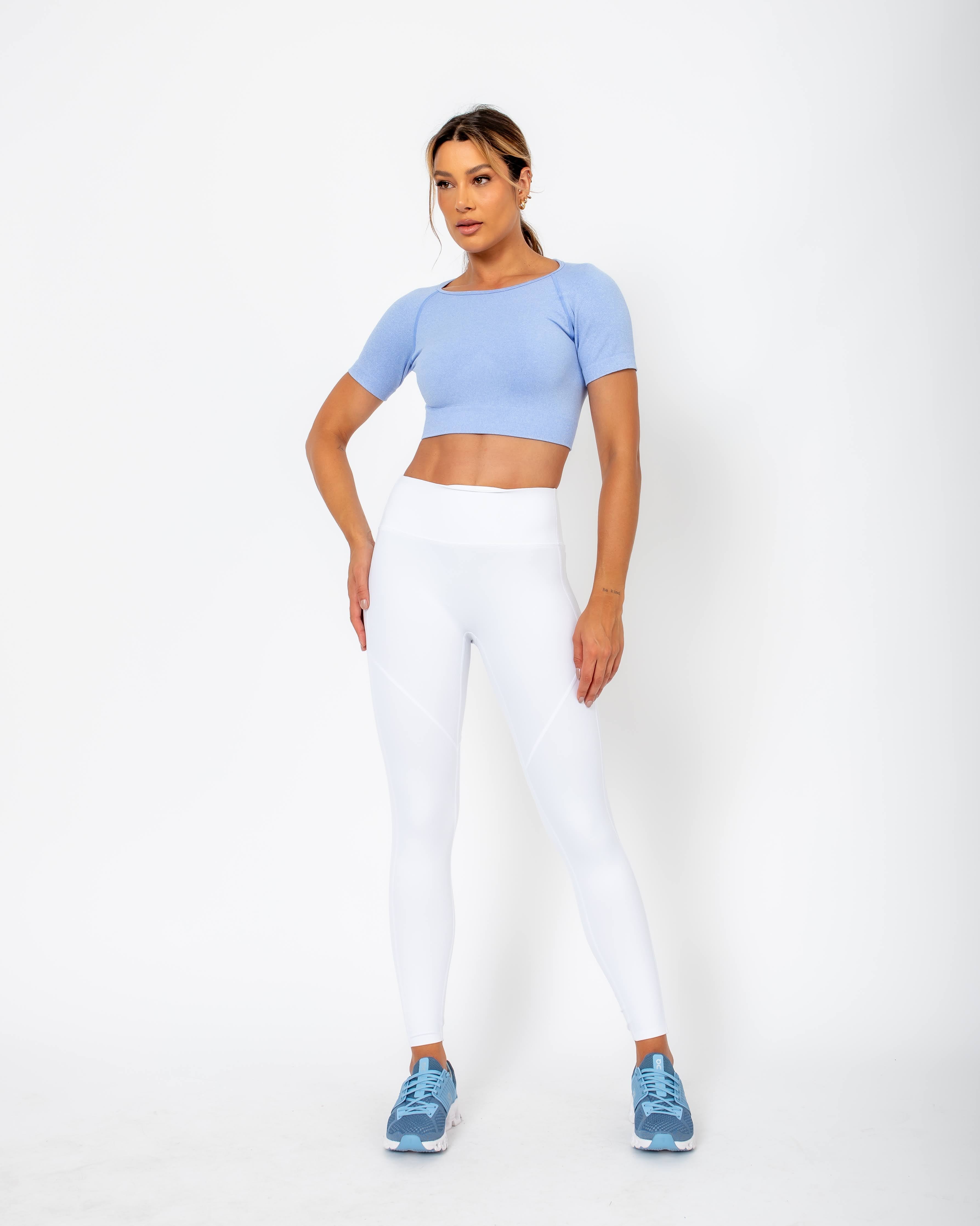 Buy White Cropped Leggings from Next Luxembourg